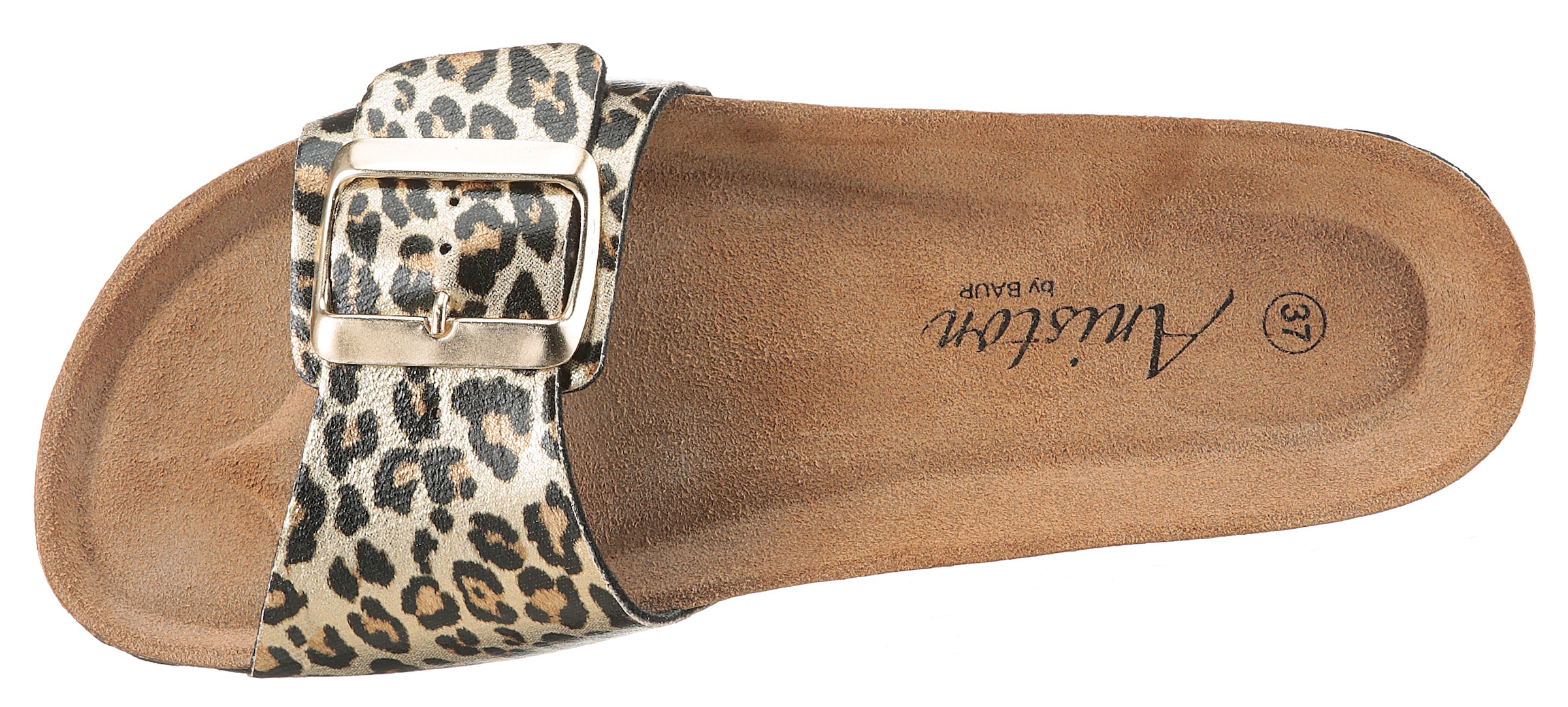 Aniston SHOES Pantolette  , Strandschuh, Sommerschuh, Urlaubschuh, leo - NEUE KOLLEKTION