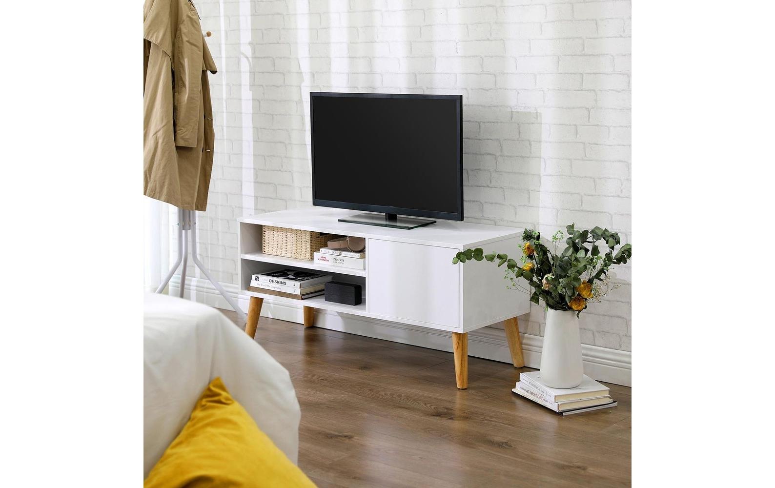 VASAGLE TV-Board »110 x 40 cm, Weiss«