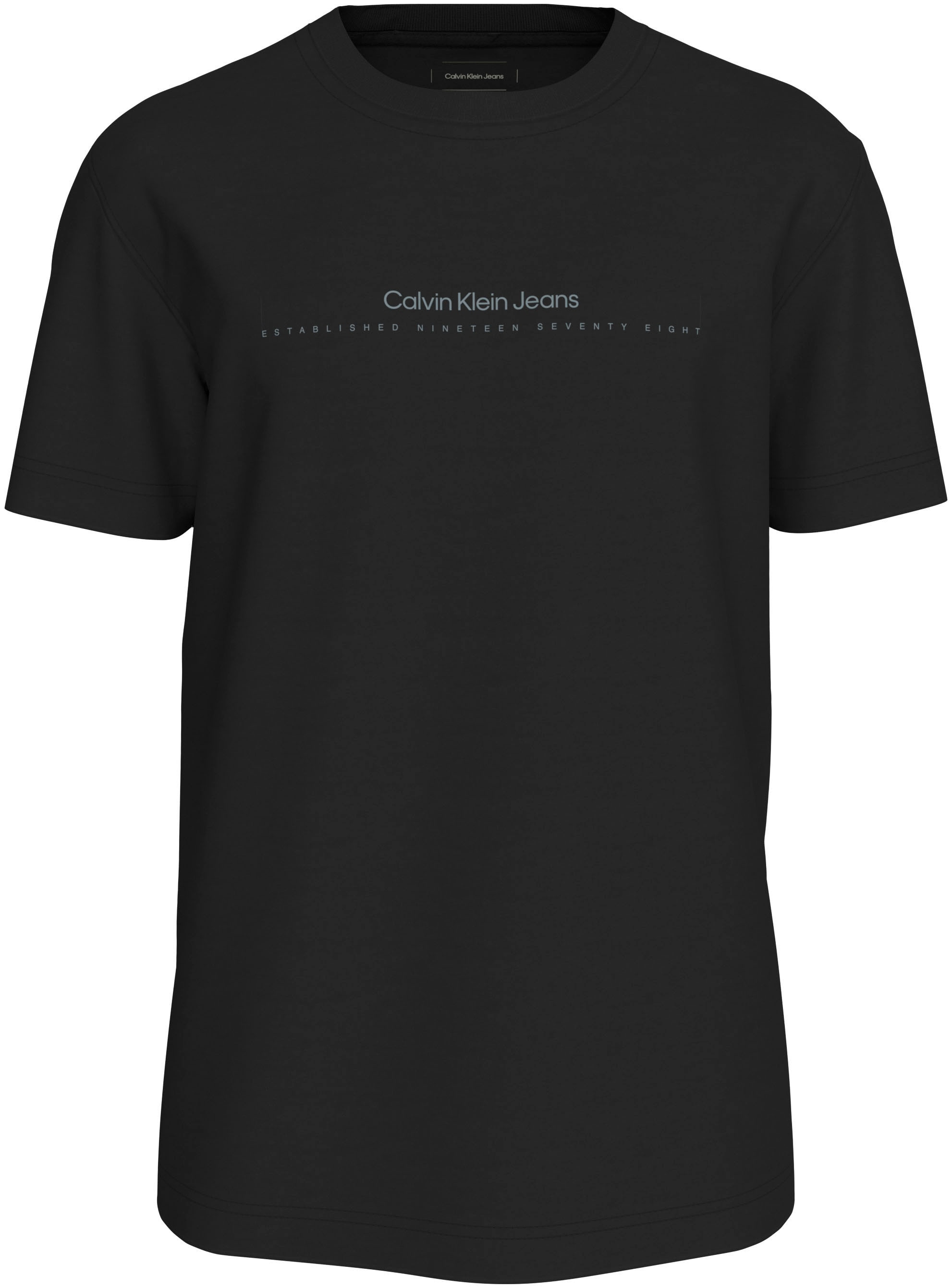 Calvin Klein Jeans Rundhalsshirt »MINIMAL LOGO TEE«, Logodruck