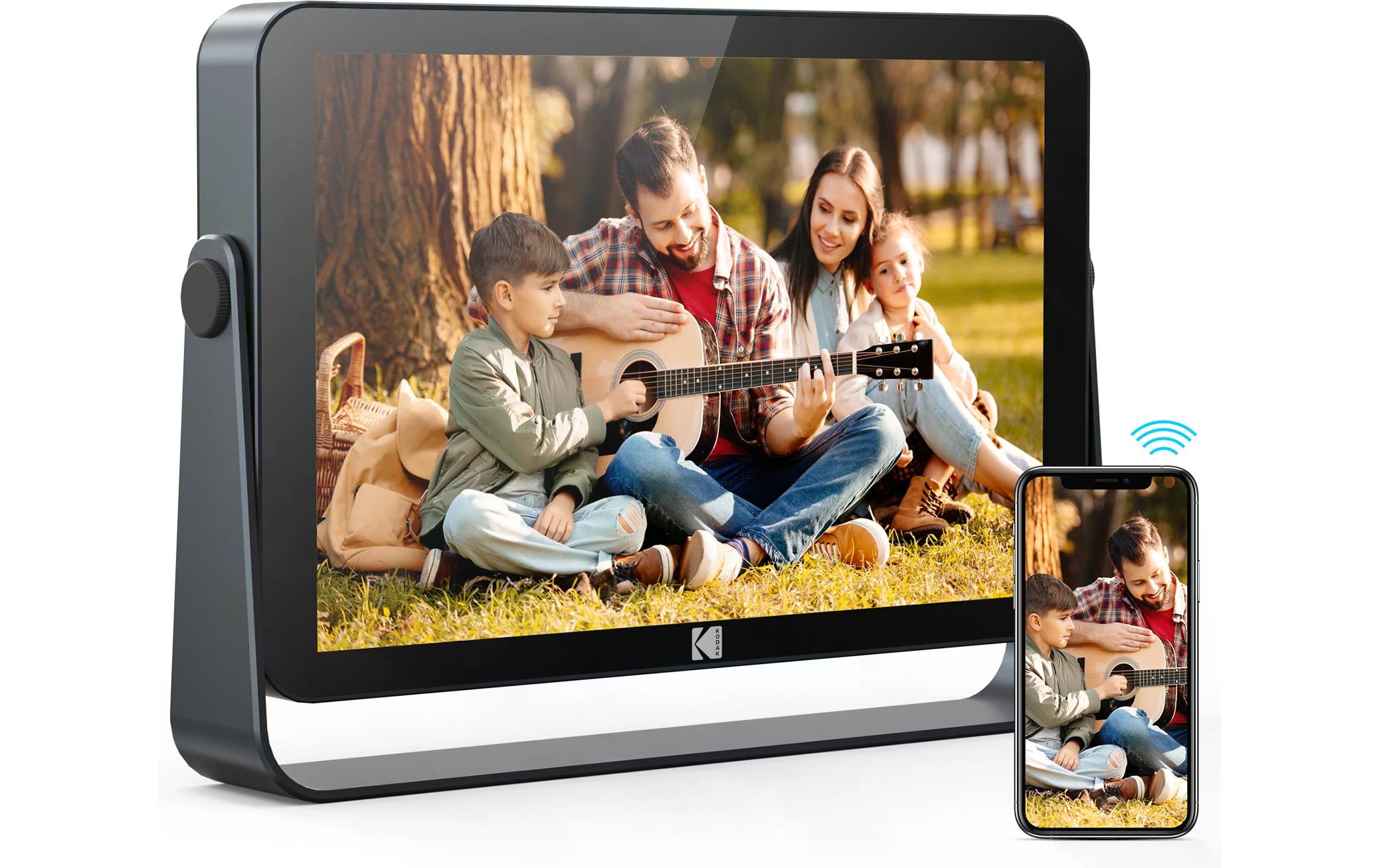 Image of Kodak Digitaler Bilderrahmen "RWF-109 10 WiFi Schwarz" 1920 x 1200 px Pixel