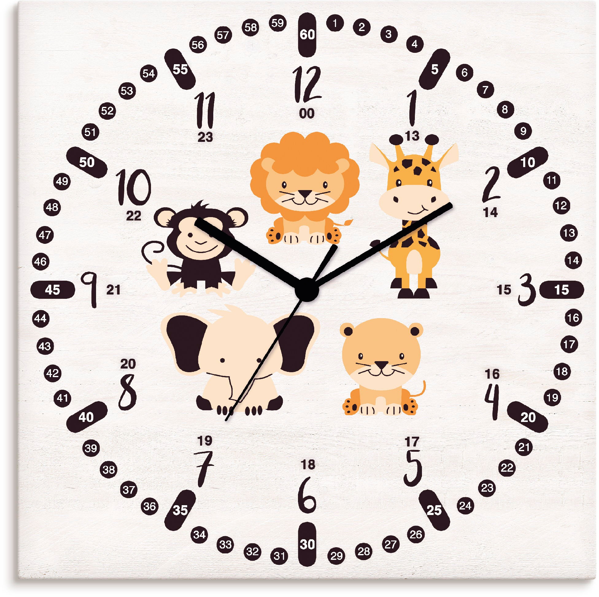 Image of Lüttenhütt Wanduhr »Tiere« bei Ackermann Versand Schweiz