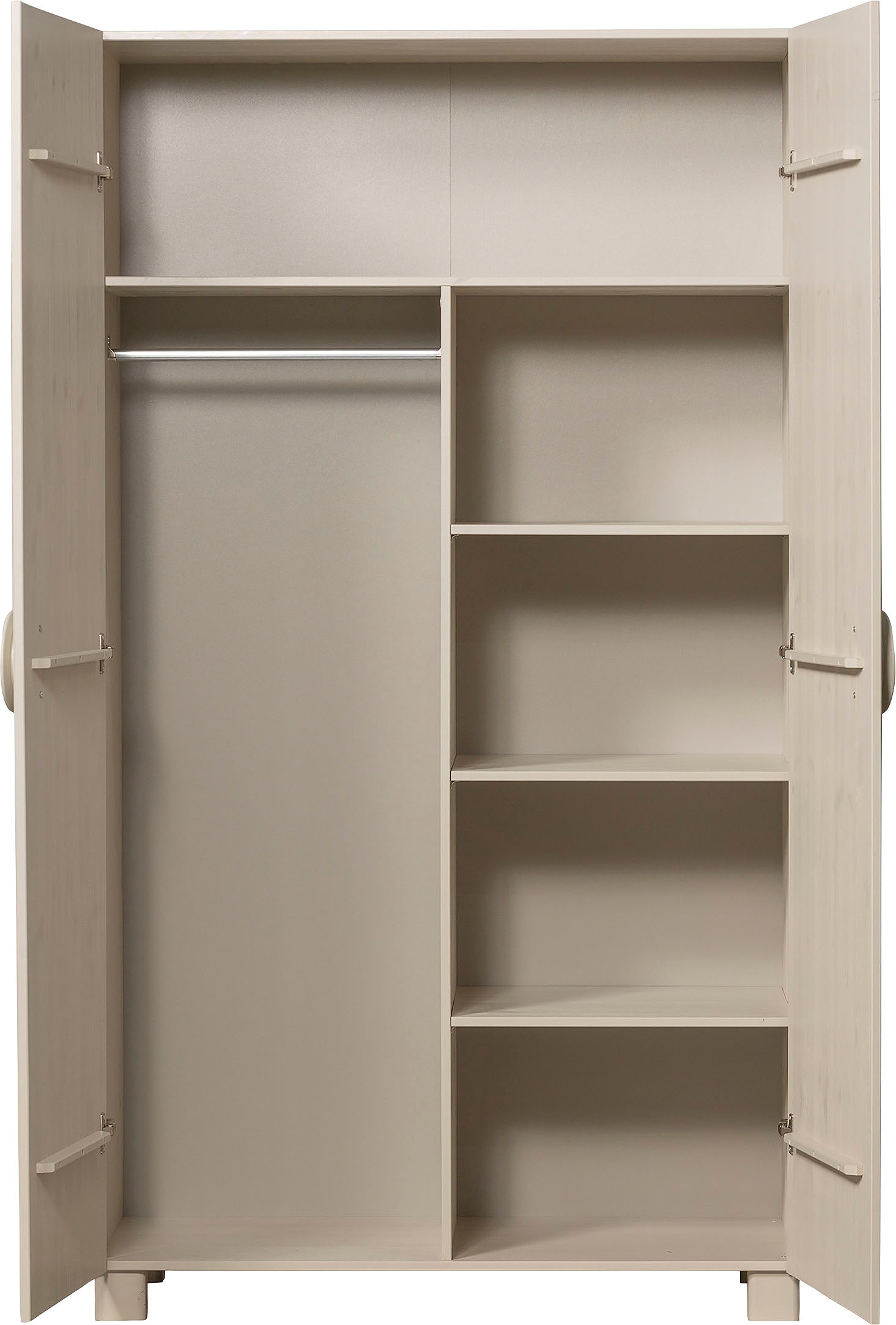 WOOOD Mehrzweckschrank »Noah Stauraumschrank, Dielenschrank«, mit Kleiderstange, H 200 cm x B 110 cm