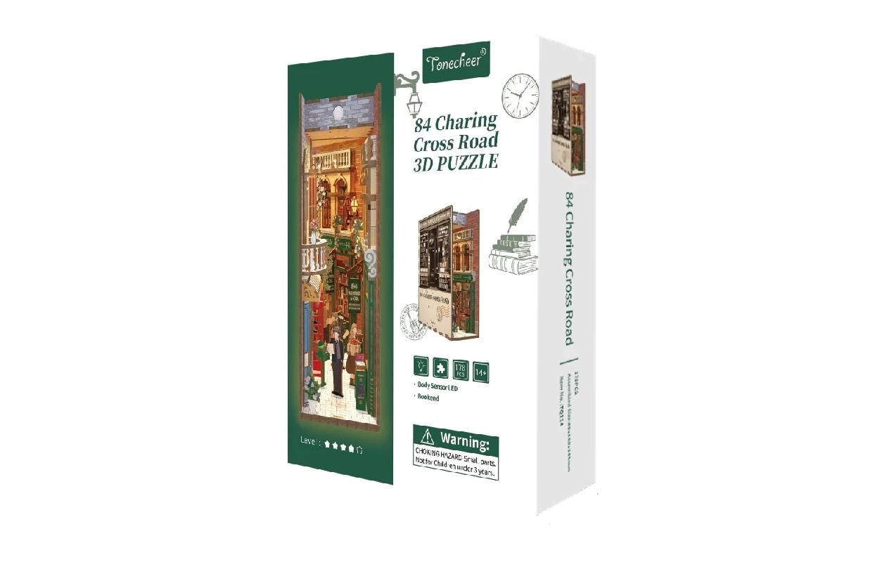   Modellbausatz »Tonecheer Book Nook 84 Charing Cross Road« 178 Stk. tlg.
