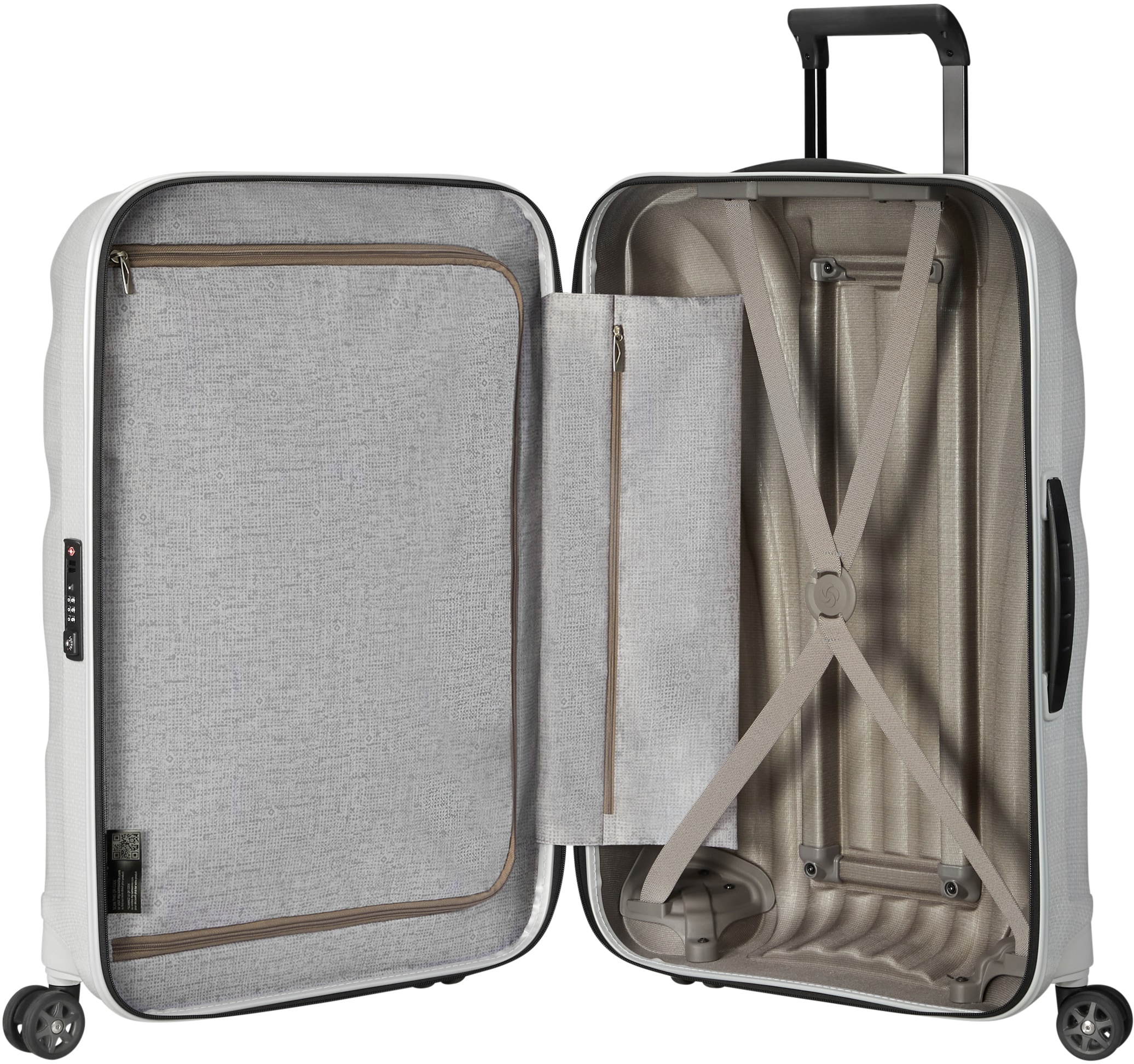 Samsonite Hartschalen-Trolley »C-LITE, verschiedene Grössen und Farben«, 4 Rollen, Reisekoffer Aufgabegepäck Trolley TSA-Zahlenschloss Made in Europe