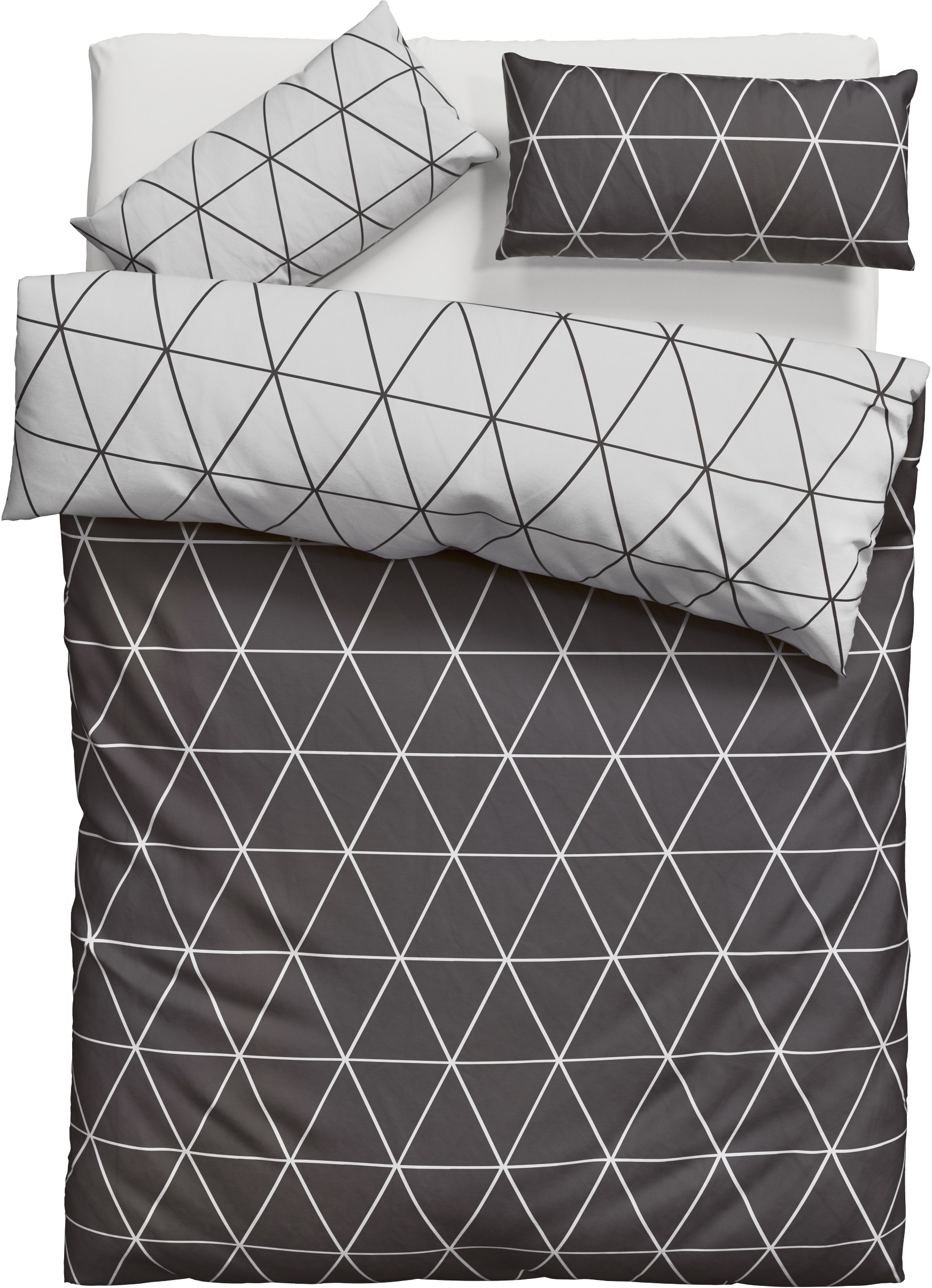 andas Linge de lit »Balsby« 2 tlg. in Gr. 135x200 oder 155x220 cm, 100% Baumwolle