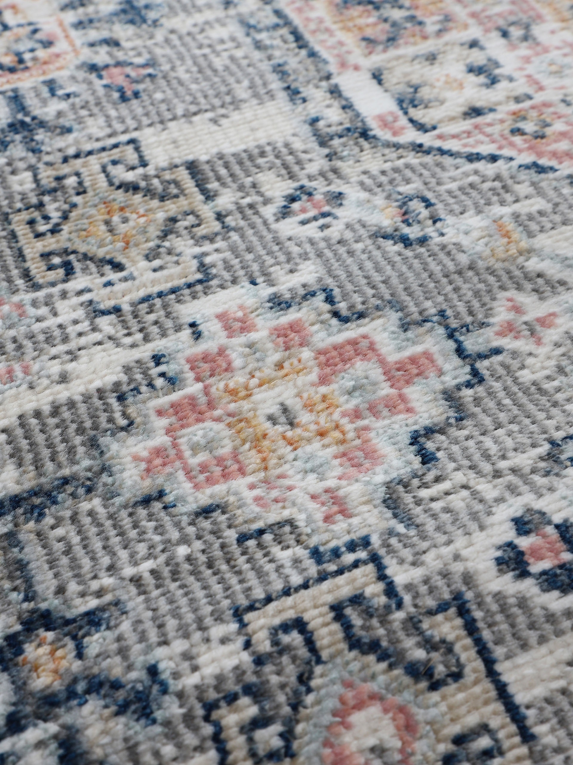 carpetfine Teppich »Omen_3« rechteckig 3 mm Höhe Orient Vintage Look, Wohnzimmer