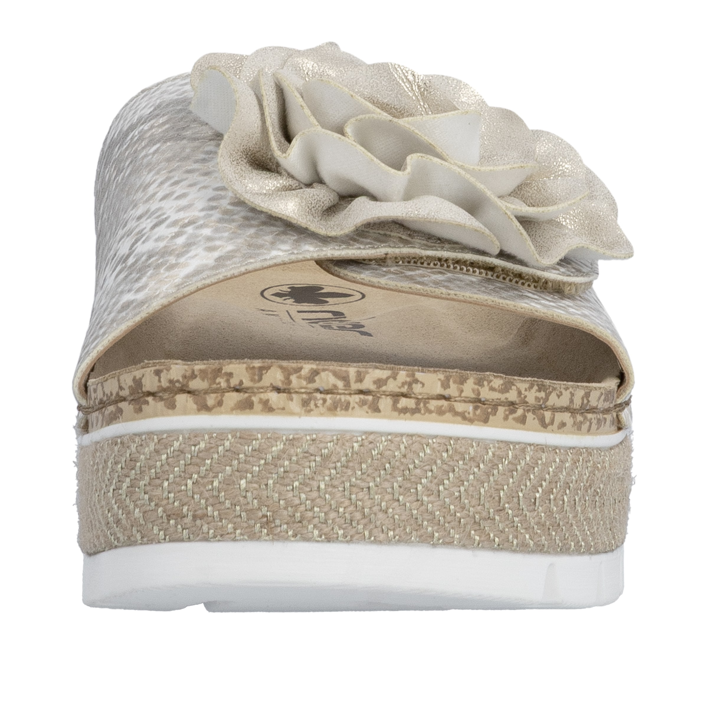 Rieker Pantolette  chaussure d'été, mule avec plateforme tendance