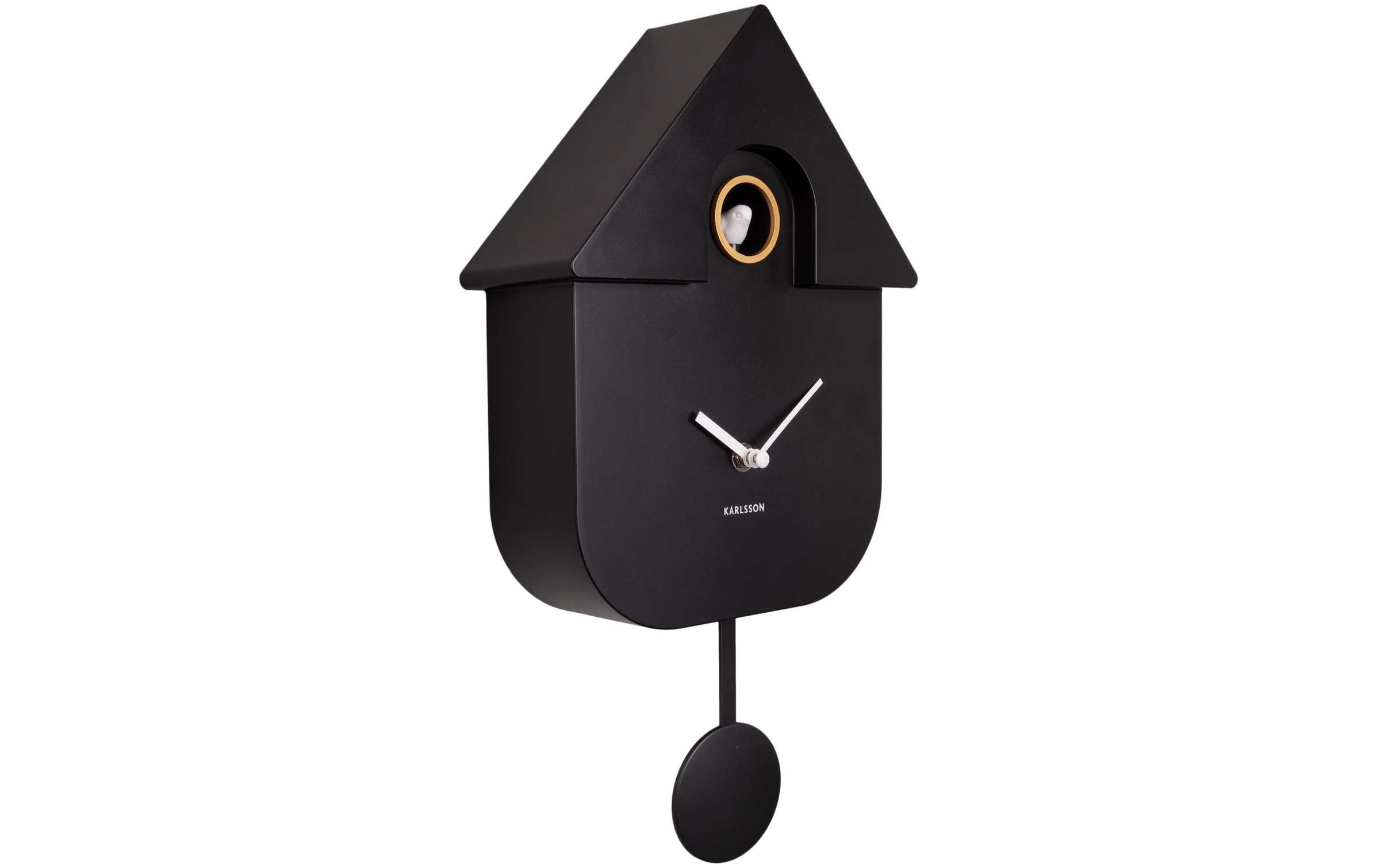 Karlsson Wanduhr »Kuckuck Schwarz«