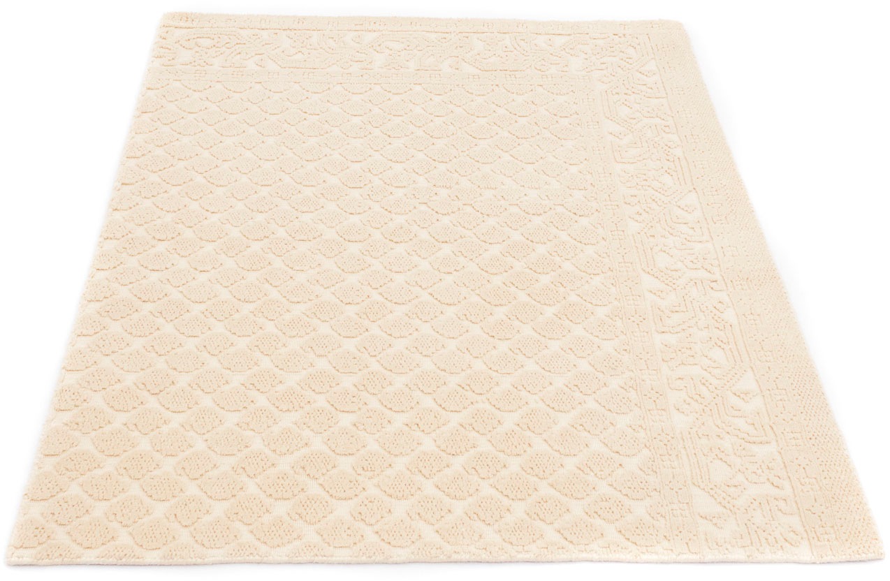 Image of morgenland Wollteppich »Designer Teppich handgewebt beige«, rechteckig, 12 mm Höhe, Kurzflor bei Ackermann Versand Schweiz