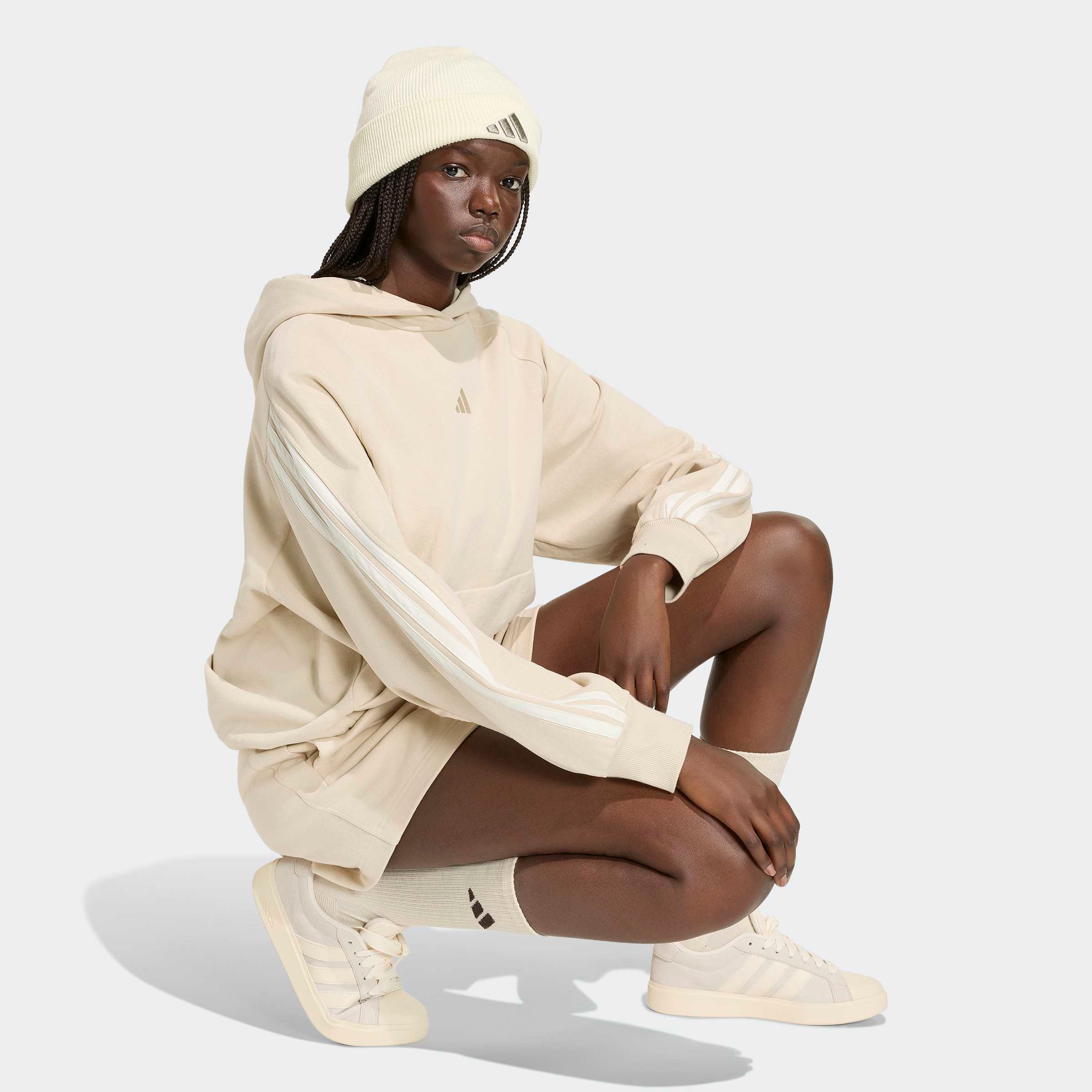 adidas Sportswear Sweat à capuche »W AK 3S OH HD«, sportif, coupe normale, qualité premium lourde, avec capuche
