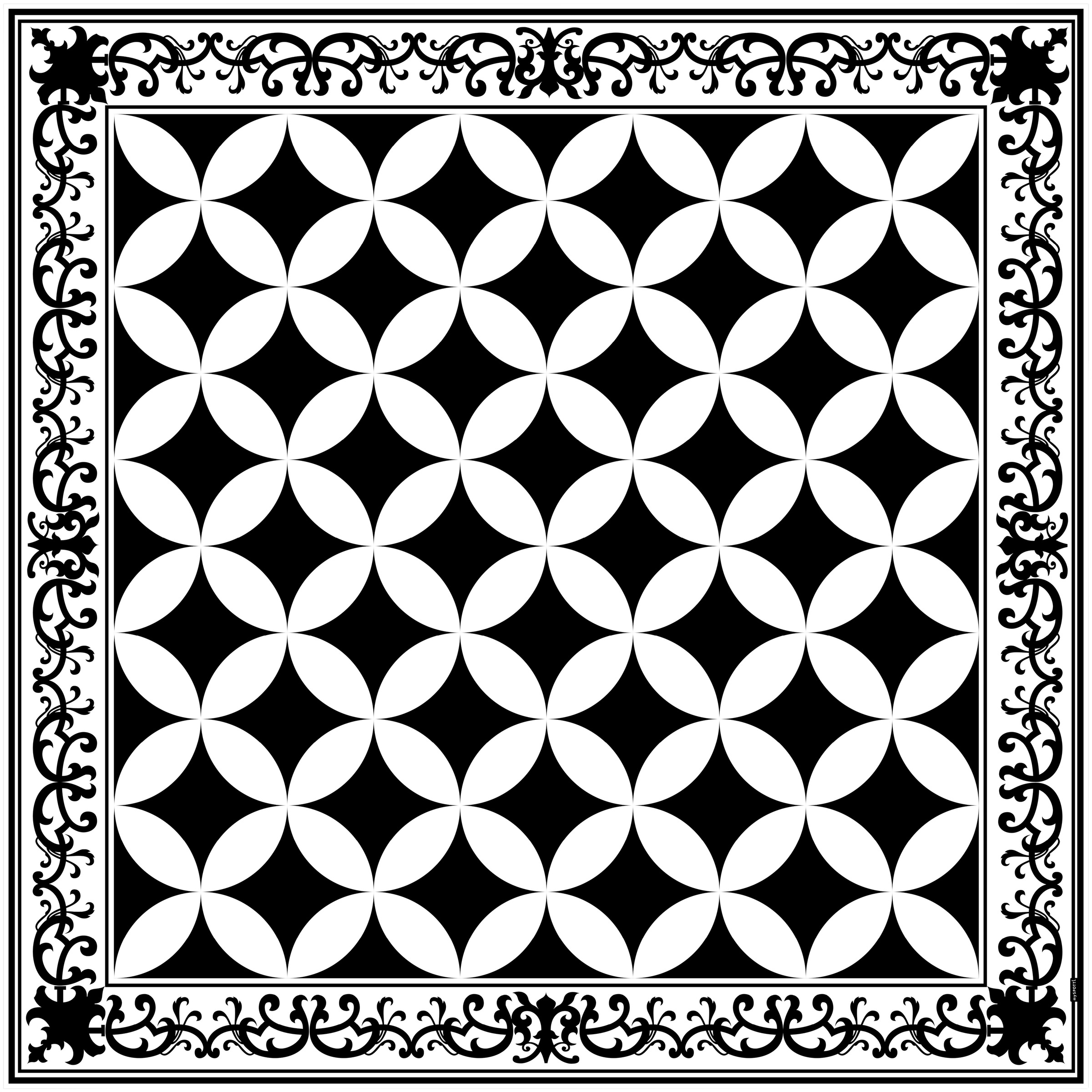 Image of MySpotti Vinylteppich »Buddy Chadi«, quadratisch, 0,5 mm Höhe, eckig, wasserfest und statisch haftend bei Ackermann Versand Schweiz