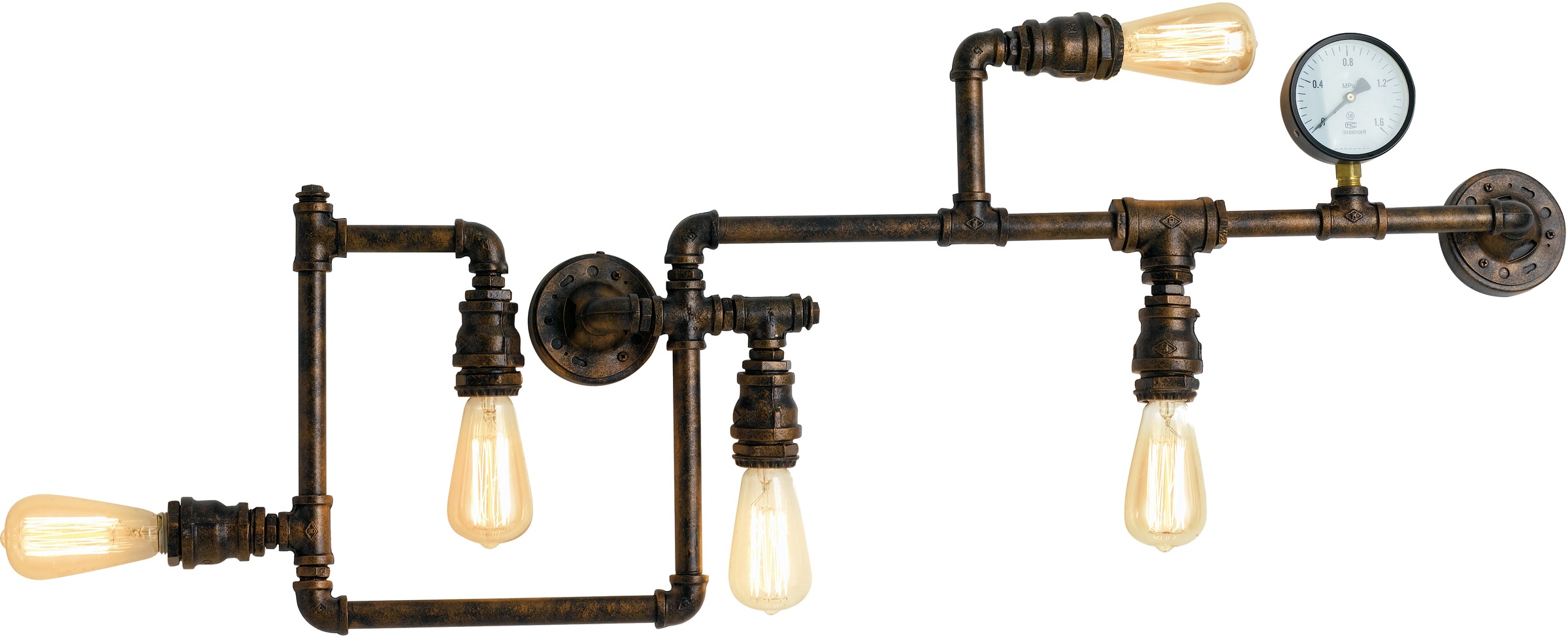 Image of LUCE Design Wandleuchte »I-AMARCORD-PL5 ZN«, E27, 1 St. bei Ackermann Versand Schweiz