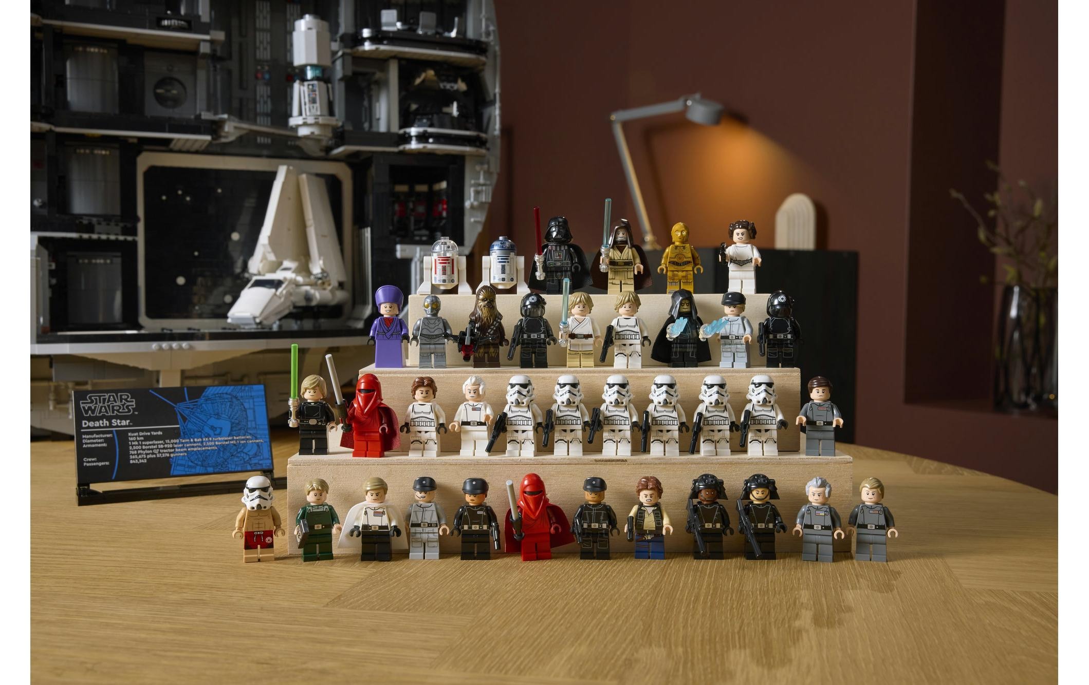 LEGO® Pions de construction »Star Wars Todesstern 75419« grand set d'exposition et de construction de la base spatiale Étoile de la Mort