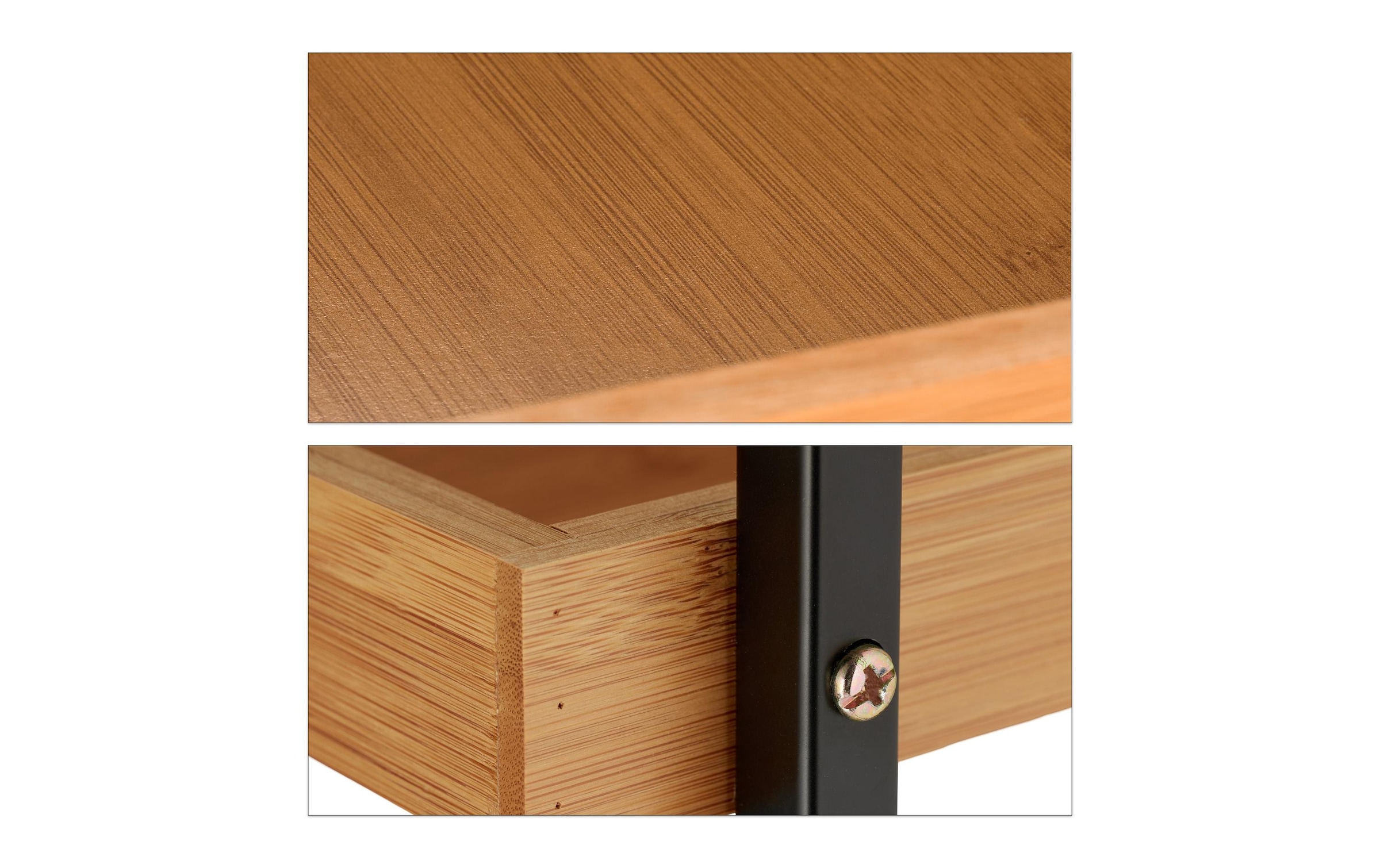 relaxdays Chariot de service »mit 3 Etagen 69.5 x 37 x 34 cm«