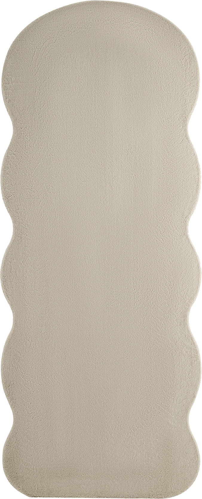 SalesFever Ganzkörperspiegel »Bristol Ganzkörperspiegel: Eleganz in 170 cm Höhe«, (1 St.), Wellenförmiger Kunstfell-Rahmen, 170cml