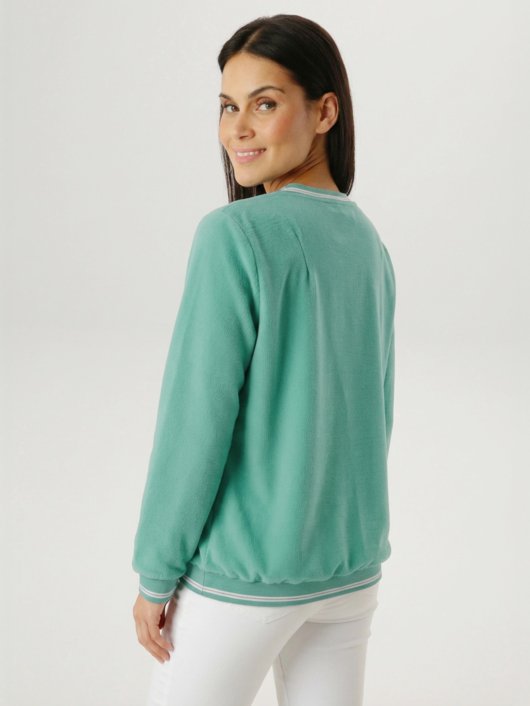 Aniston SELECTED Chemisier à chemise avec poignets sportifs