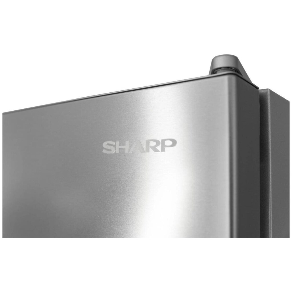 Sharp Kühl-/Gefrierkombination »SJ-BA10IEXIC-EU Silber«, SJ-BA10IEXIC-EU Silber, 186 cm hoch, 59,5 cm breit