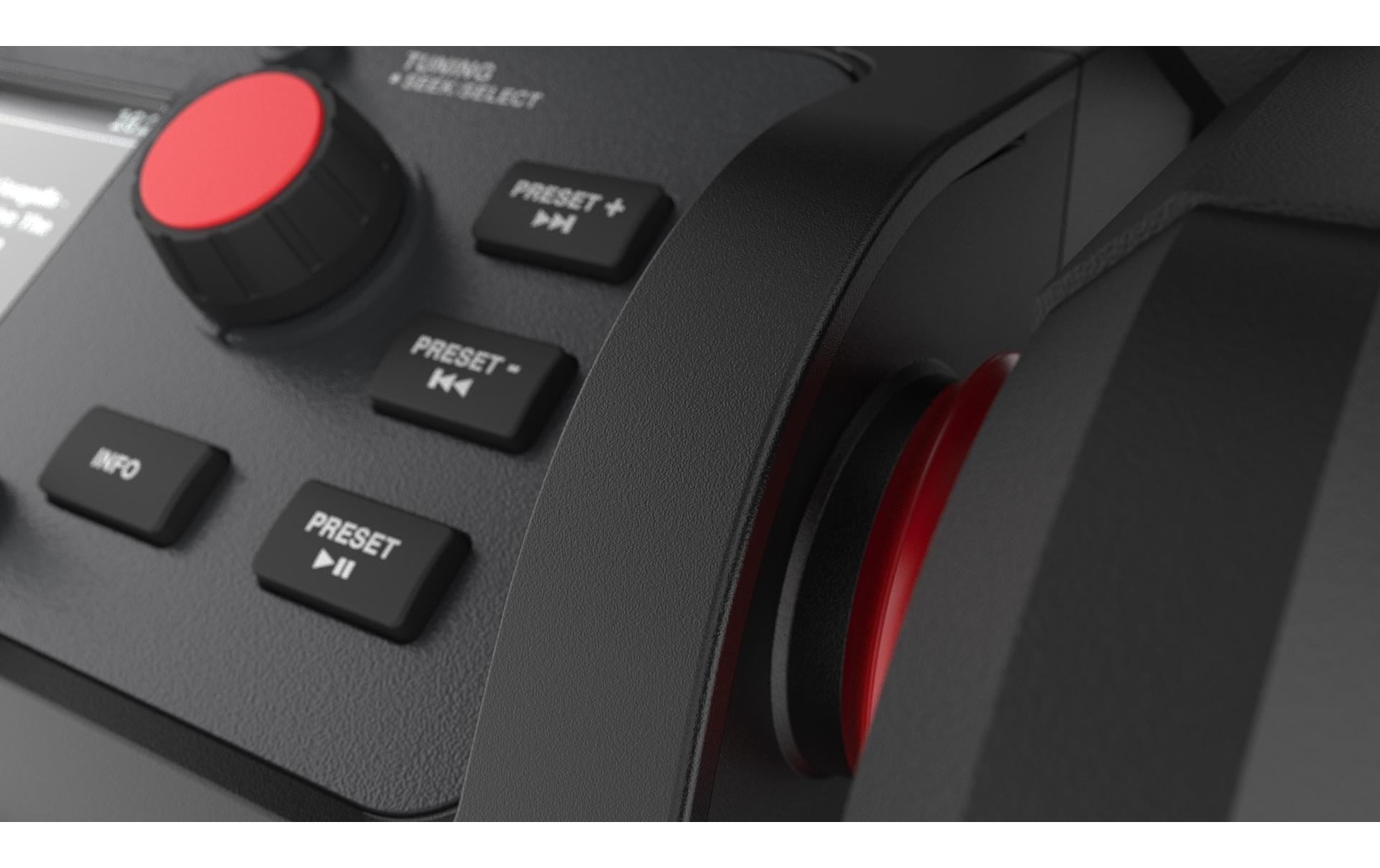 PerfectPro Baustellenradio »ROCKPRO« ( ) Display, Equalizer, MP3 Player, Powerbank, Senderspeicher