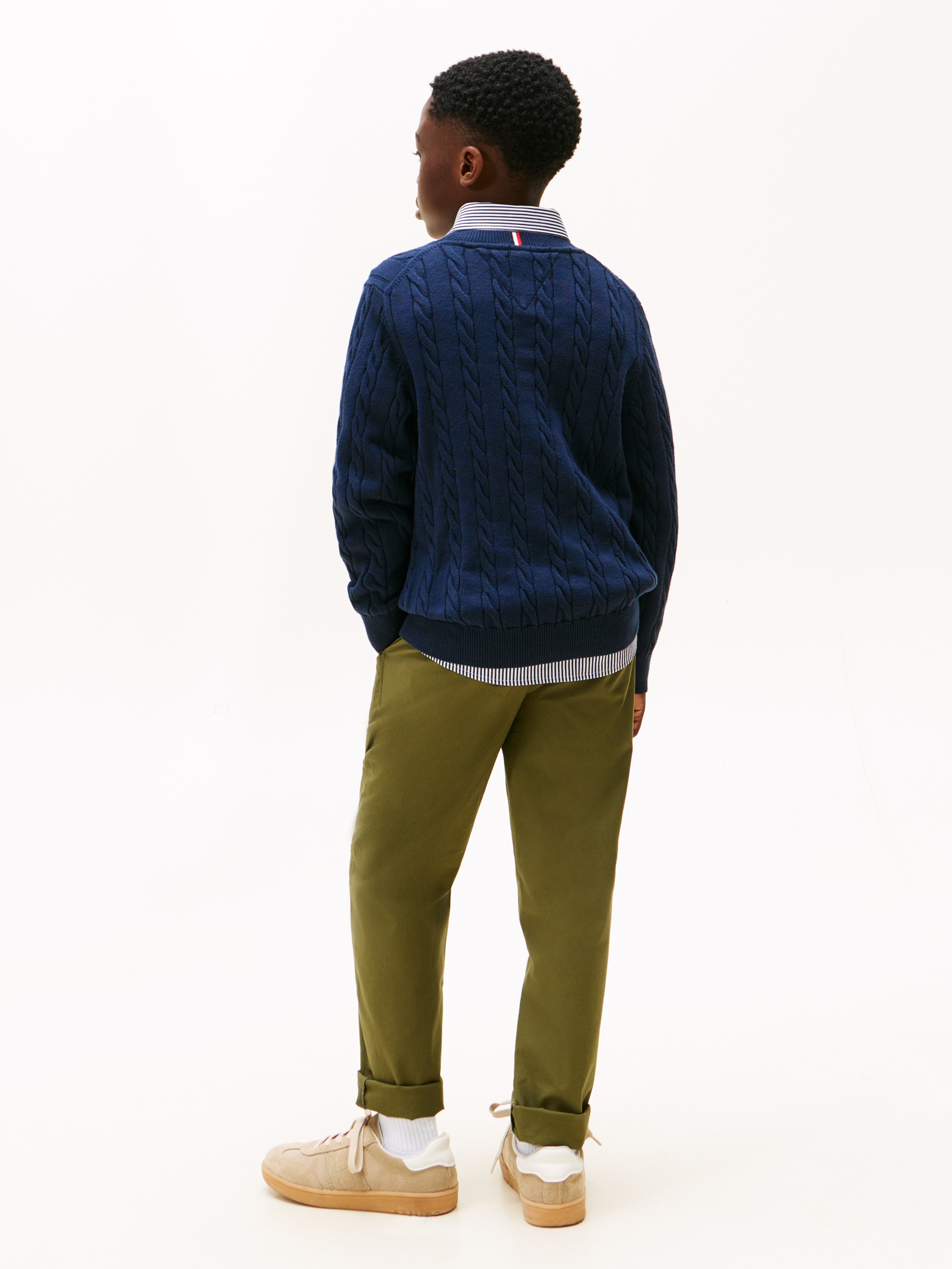 Tommy Hilfiger Pull en tricot Regular fit, für Kinder bis 16 Jahre, Druck