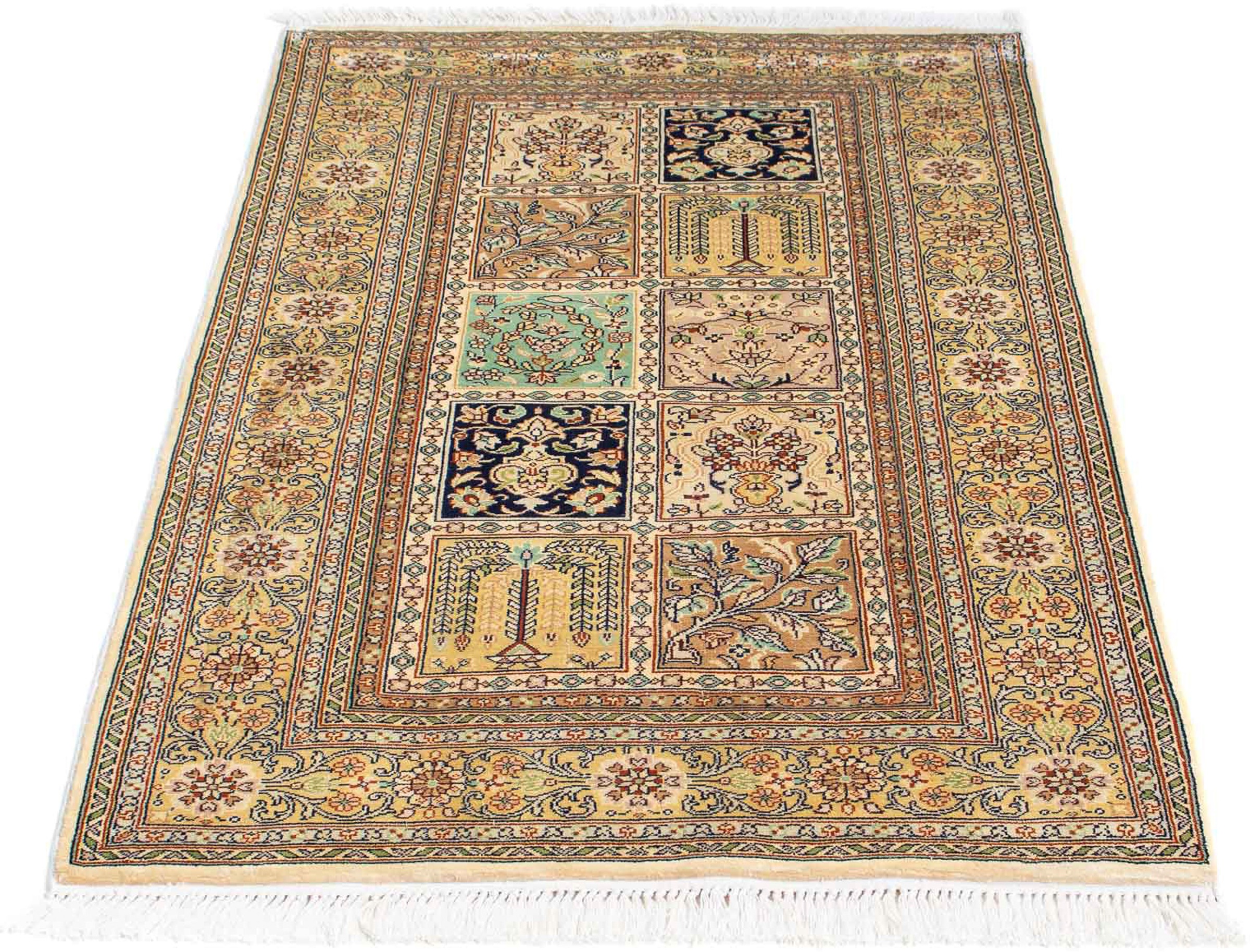 Image of morgenland Orientteppich »Perser - Classic - 121 x 76 cm - mehrfarbig«, rechteckig, 10 mm Höhe, Wohnzimmer, Handgeknüpft, Einzelstück mit Zertifikat bei Ackermann Versand Schweiz