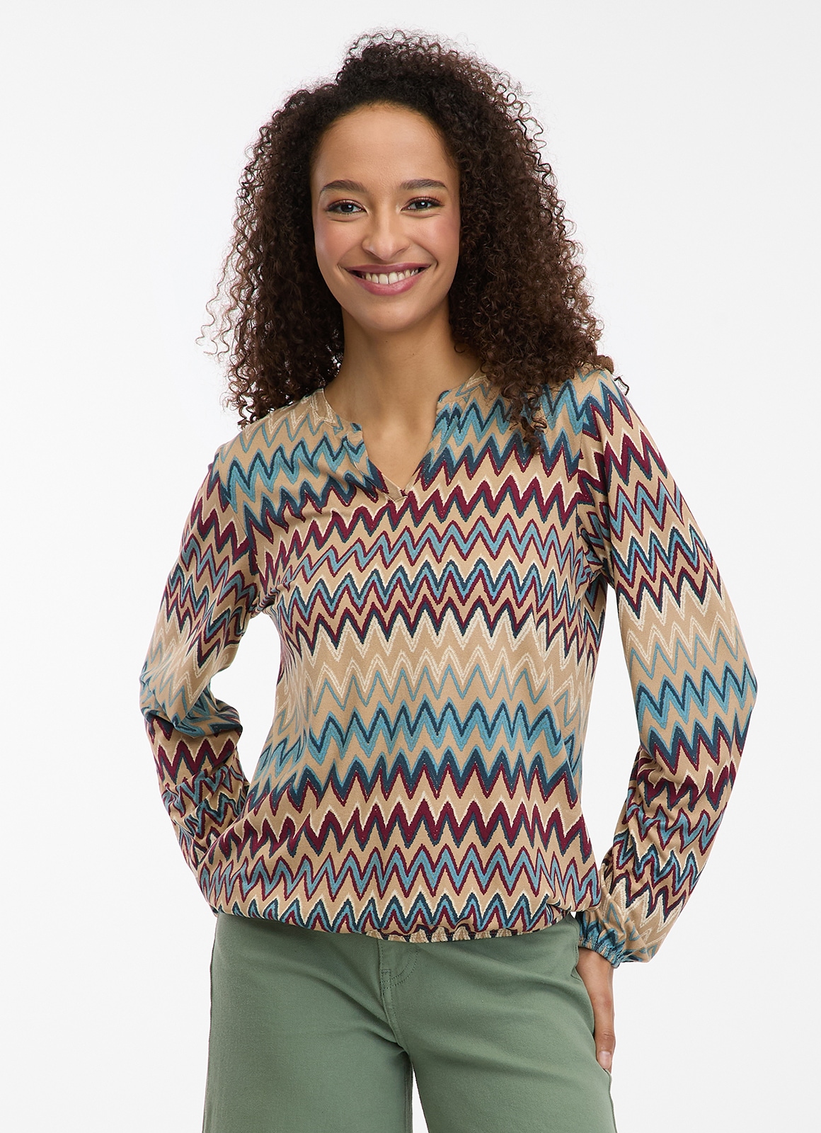Image of Ragwear Langarmshirt "SANTICA PRINT"