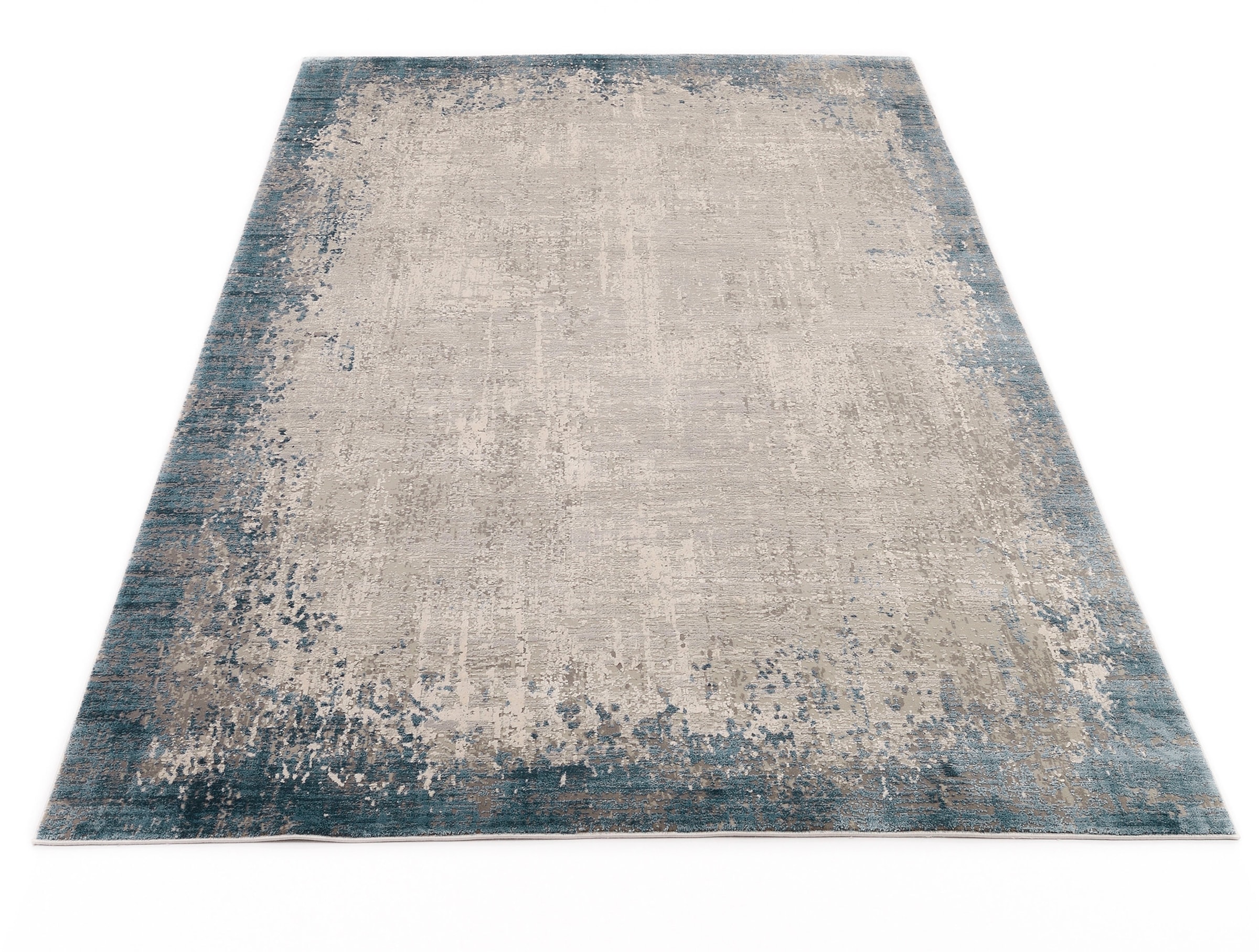 samtweiche WK Teppich »BORDER«, Viskoseanteil, mit 3 rechteckig, WOHNEN kaufen Oberfläche hochwertiger Effekt günstig D
