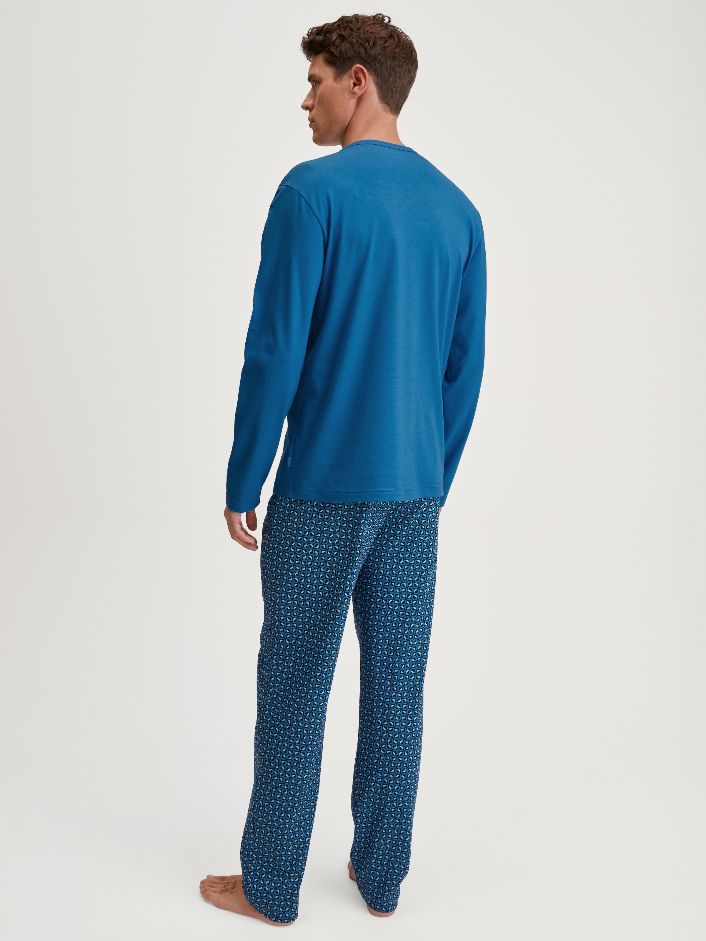 CALIDA Schlafanzug »Relax Imprint 2« 2 Stk. tlg., atmungsaktiv, Cotton, leicht, weicher Single-Jersey