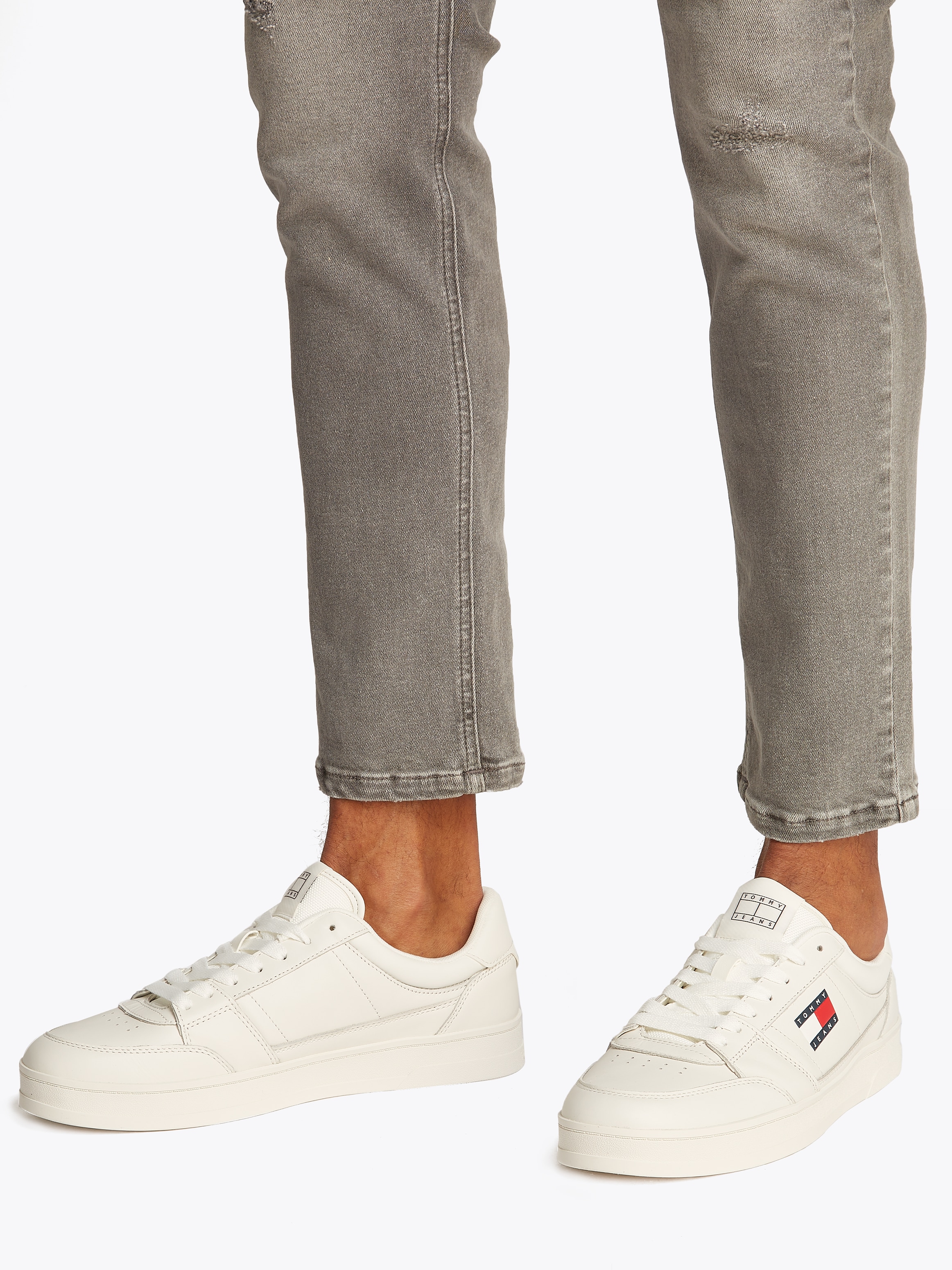 Tommy Jeans Sneaker »TJM THE GREENWICH NEW ESS«  , Freizeitschuh, Halbschuh, Schnürschuh im Basekt-Style