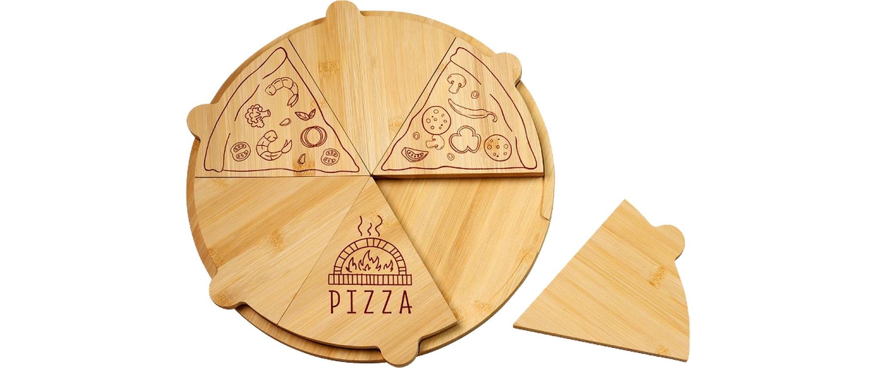 Image of KESPER Schneidebrett "Pizzateller 36 cm x 36 cm"