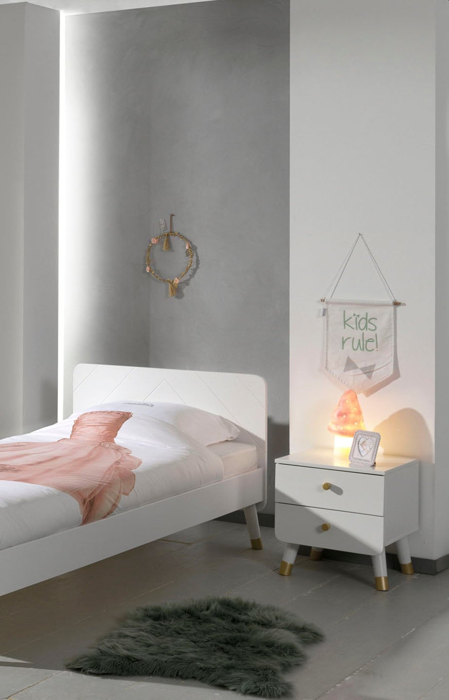 Vipack Table de nuit »Billy« Fabriqué en Europe, 