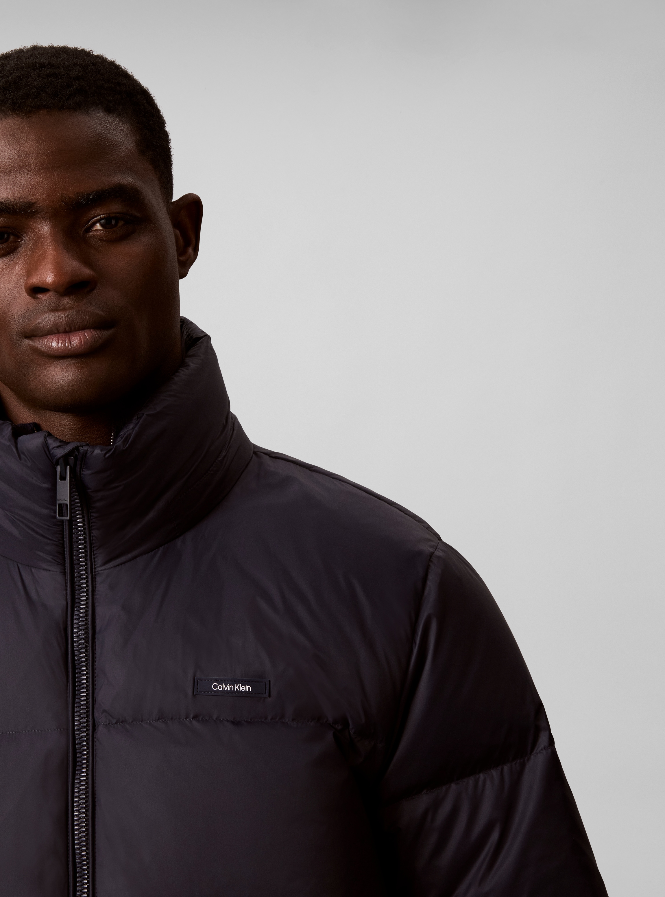 Calvin Klein Jeans Steppjacke »NYLON DETACHABLE HOOD DOWN« mit Kapuze Regular fit mit Kapuze