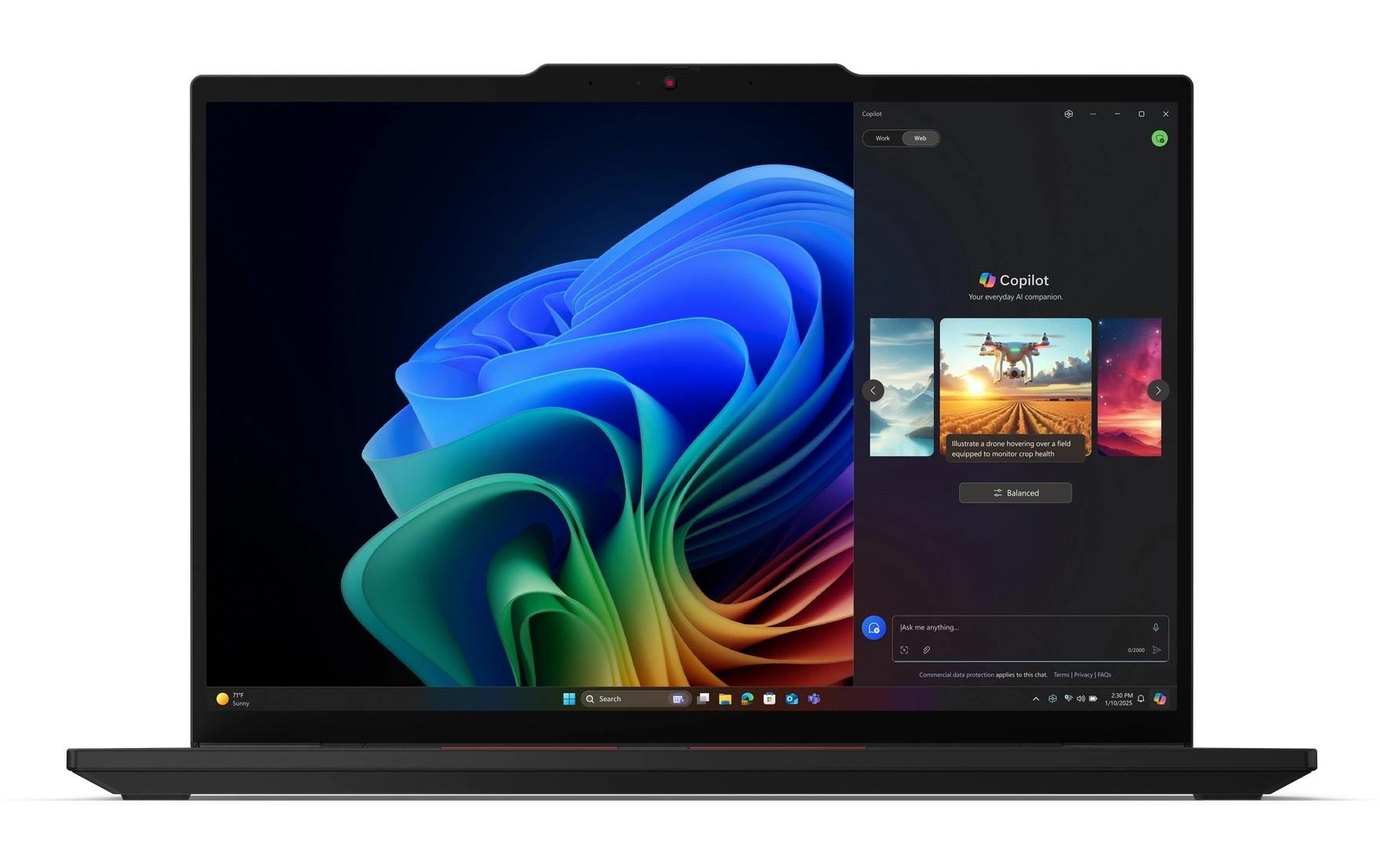Lenovo Ordinateur portable »ThinkPad T14s Gen 6 (AMD) Copilot+ PC« / 14 ″ AMD Ryzen™ AI 7 1.000 GB SSD