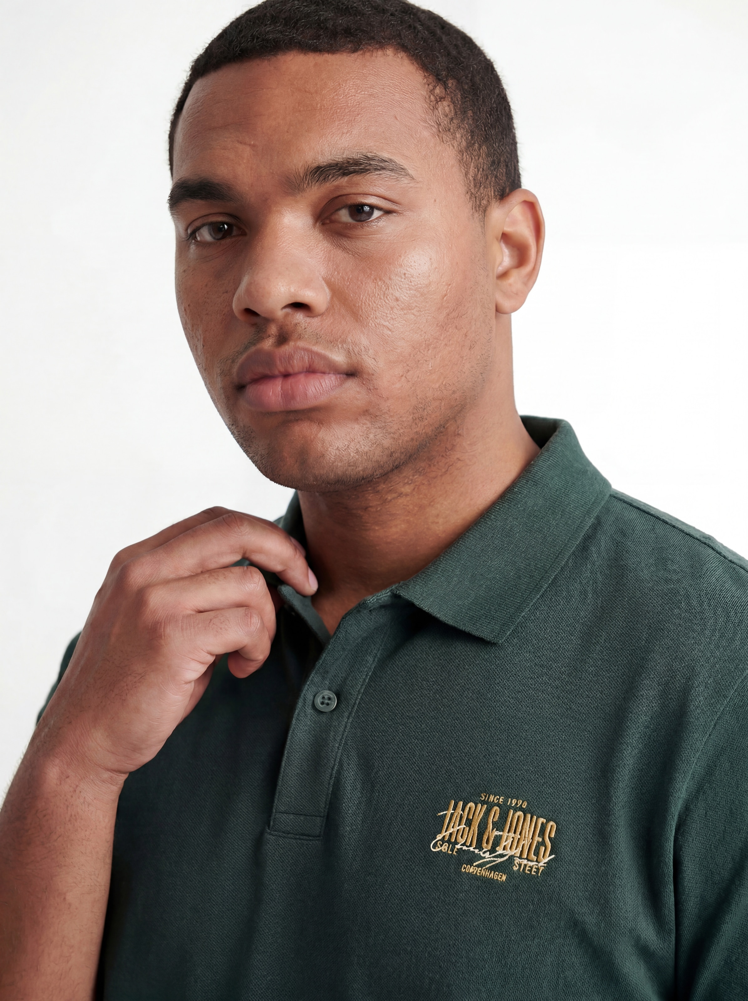 Jack & Jones PlusSize Polo »JJAERO POLO SS PLS« coton, coupe régulière
