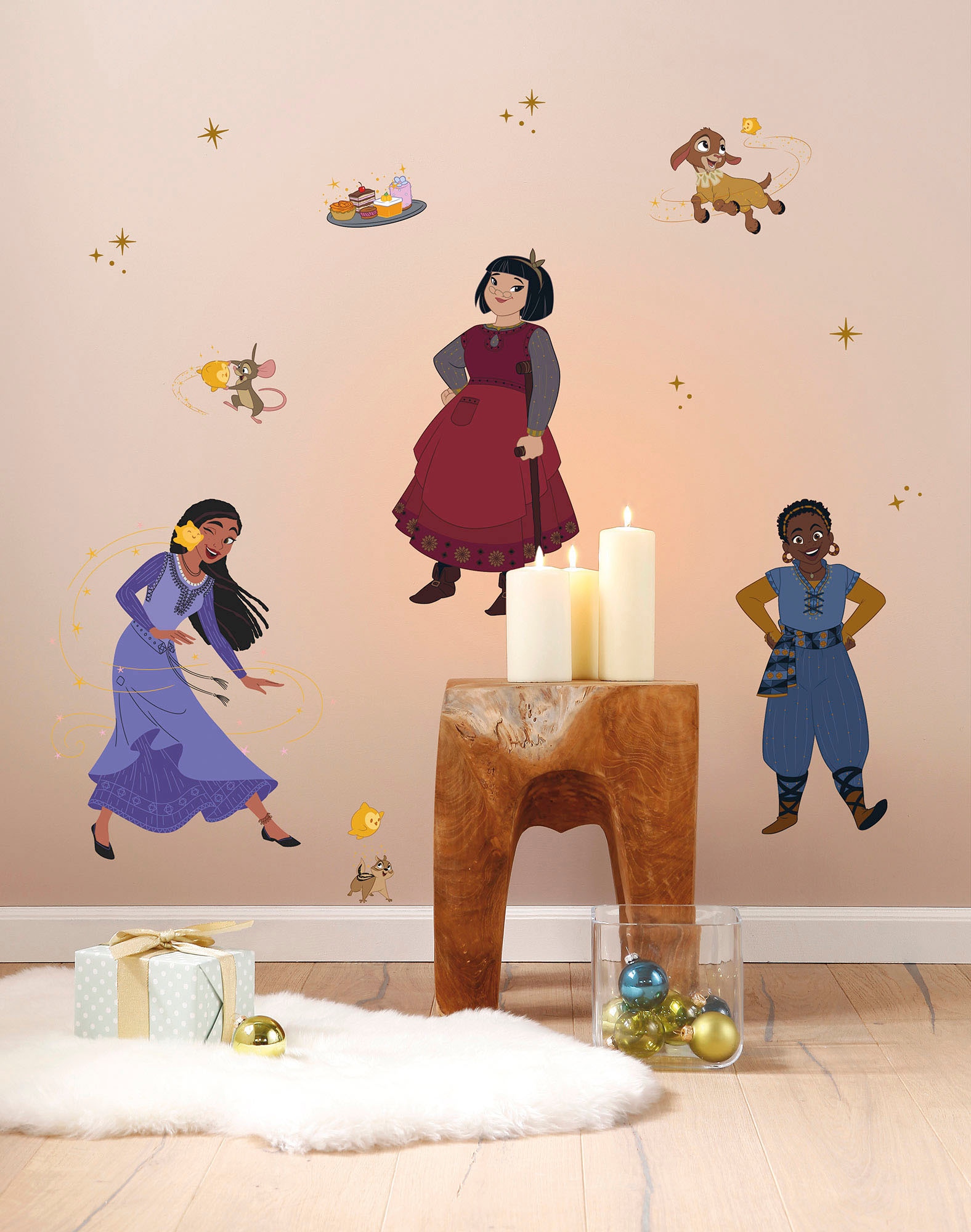 Image of Komar Wandtattoo "Wish Dance - Grösse 50 x 70 cm" selbstklebend, Wandsticker, Kinderzimmer
