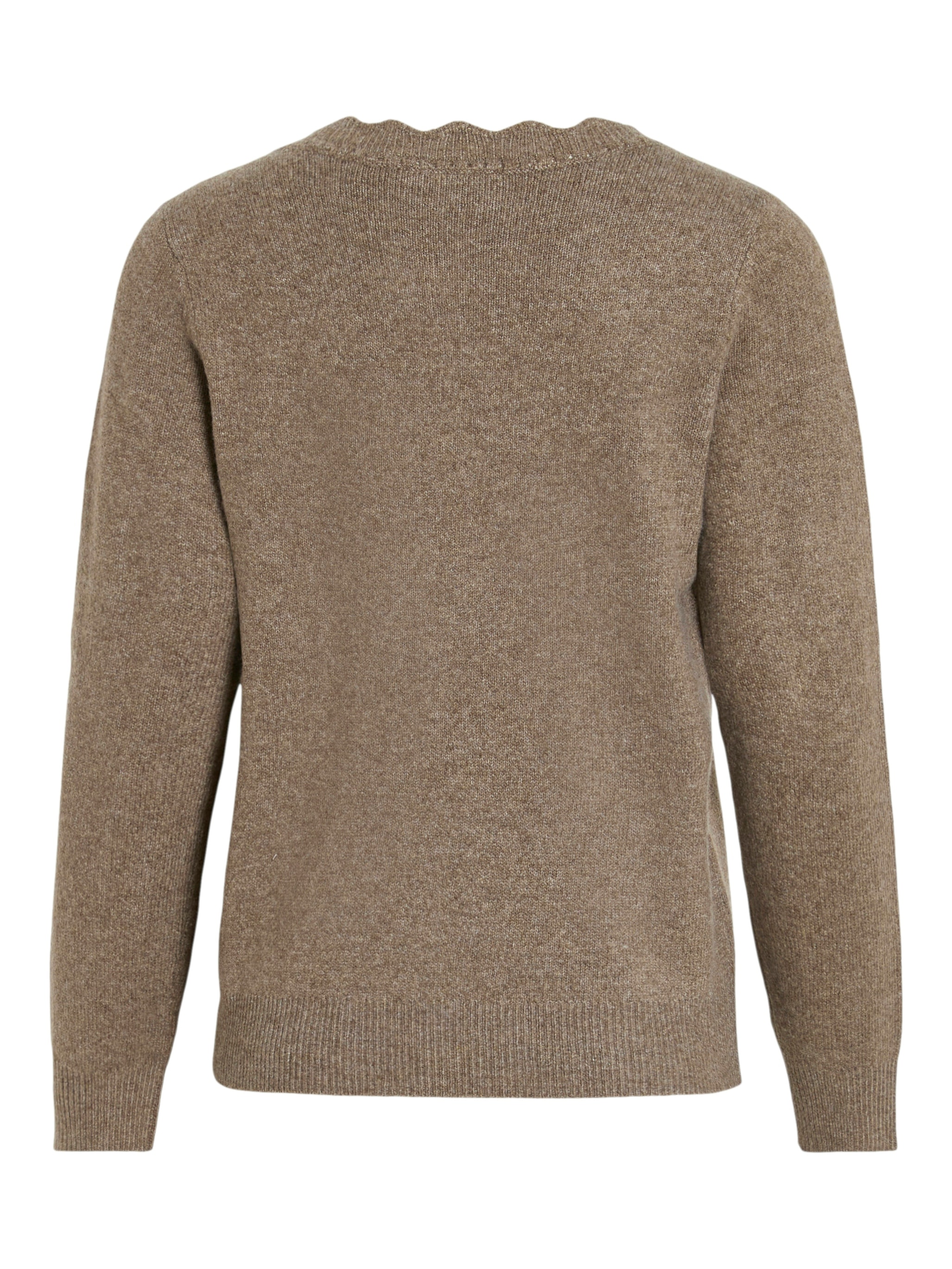 Vila Pull col V »VINIKOLINA V-NECK L/S KNIT TOP - NOOS«