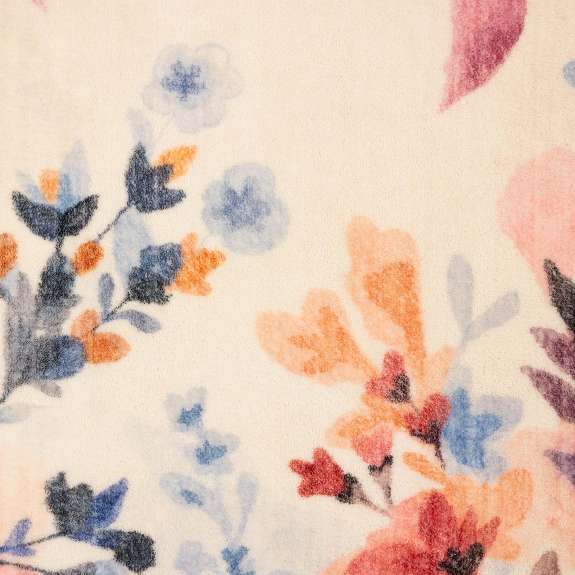 Gino Falcone Tapis de bain »Aquata GF-159, Badvorleger, Badezimmer Teppich« Höhe 7 mm revêtement antidérapant Badteppich, bedruckt, Blumen Design, rechteckig