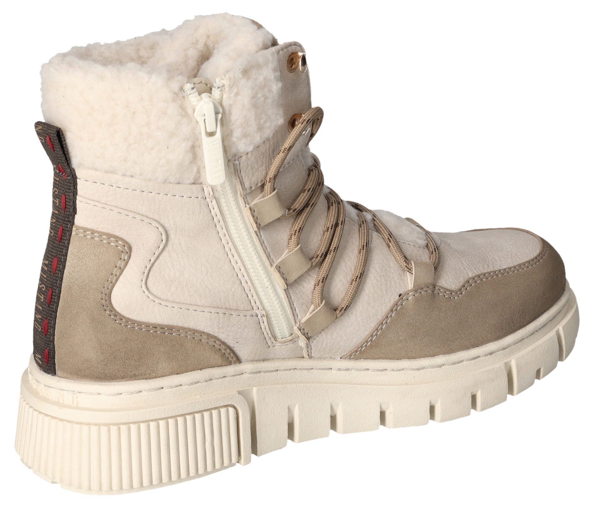 Mustang Shoes Winterboots, Schnürboots, Snowboots mit praktischem Innenreissverschluss