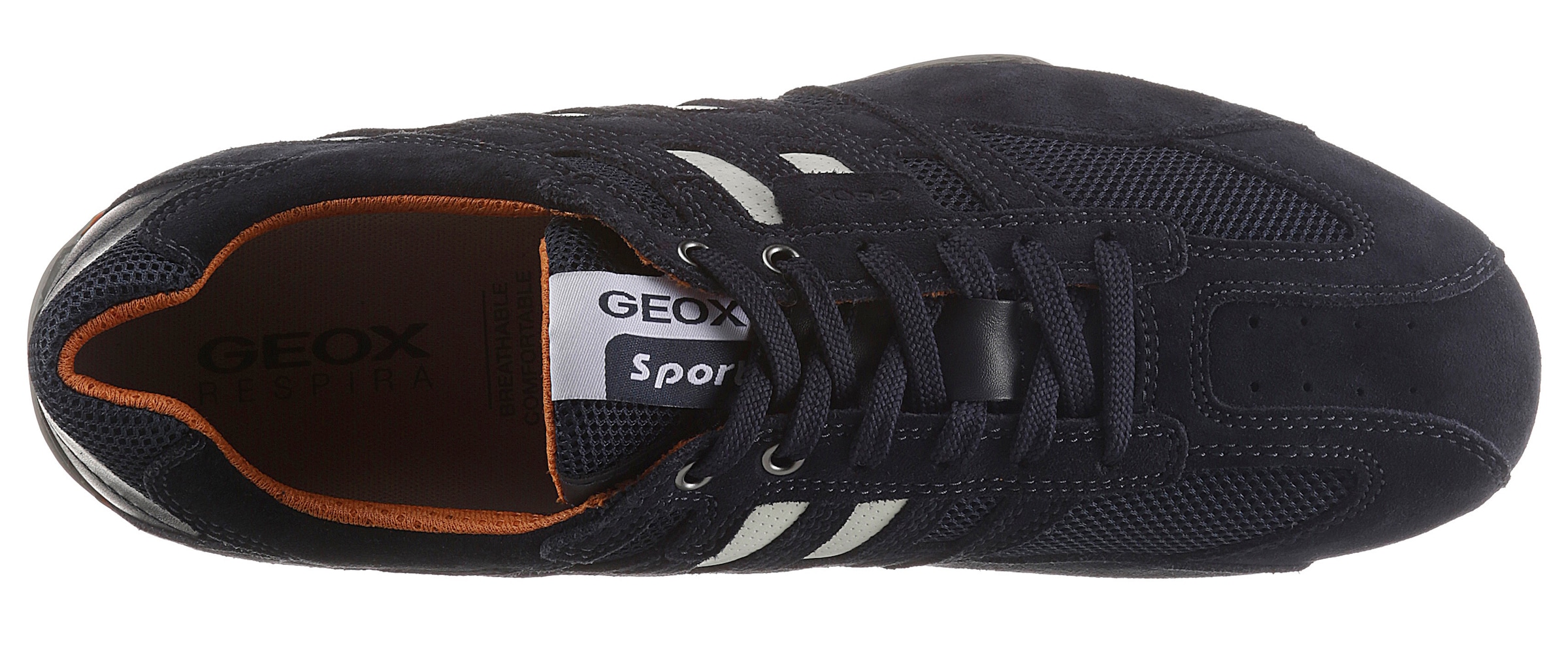 Geox Sneaker »Snake«, mit Geox Spezial Membrane, Freizeitschuh, Halbschuh, Schnürschuh