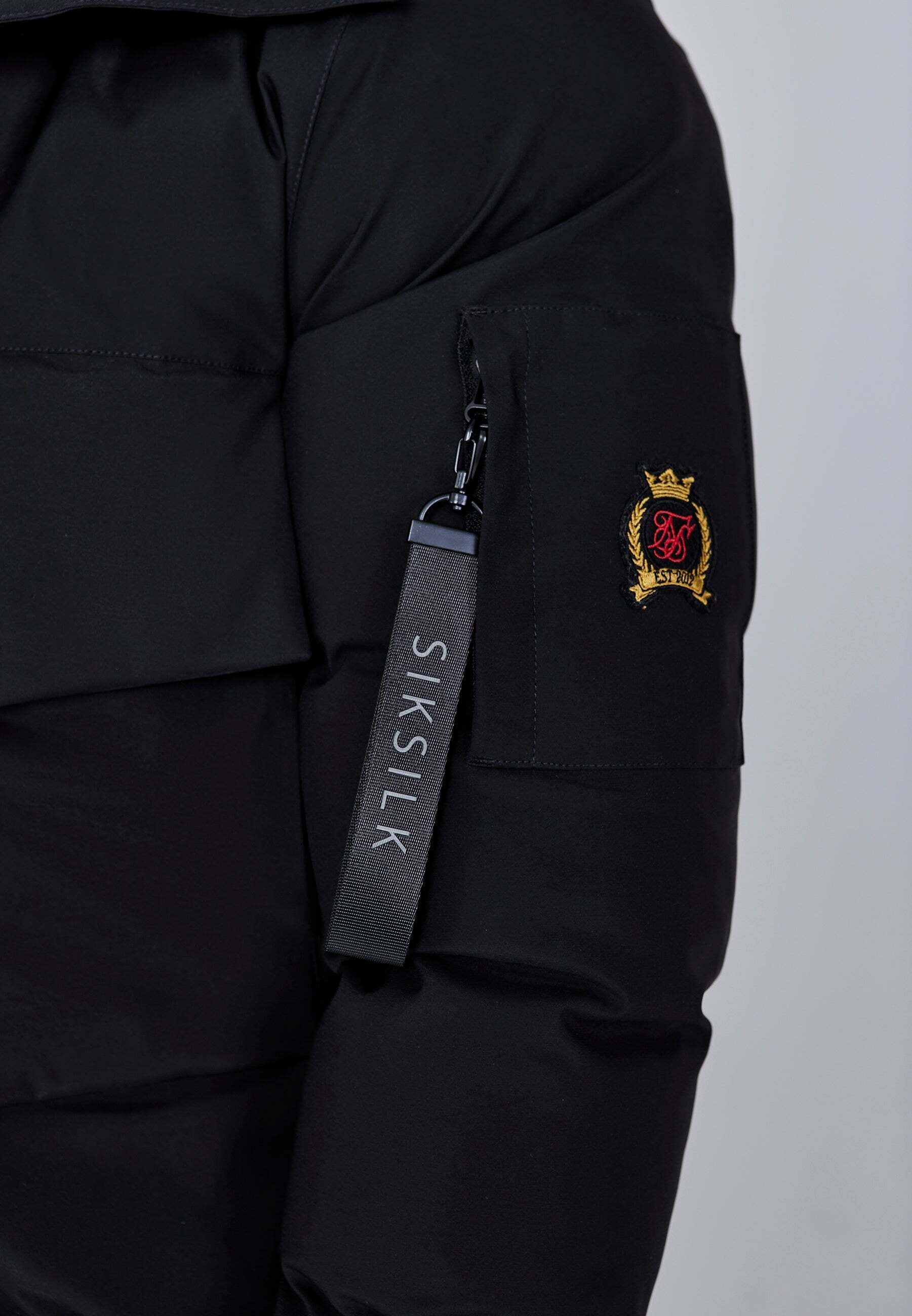 Siksilk Veste d'hiver »Siksilk Winterjacke Hooded Bomber Jacket«