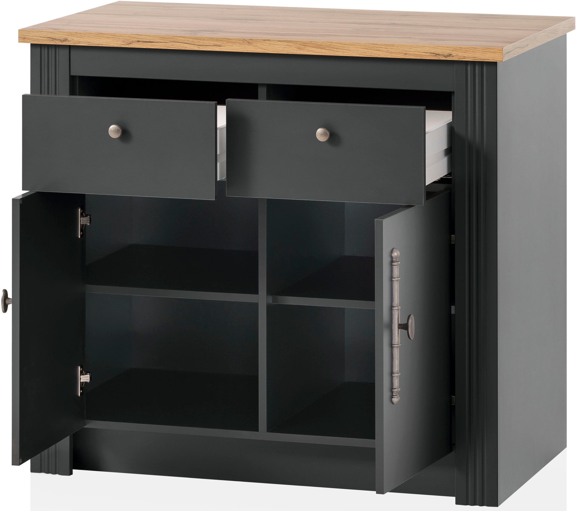 GOODproduct Küche »KS-Westminster« Breite 226 cm, ohne E-Geräte