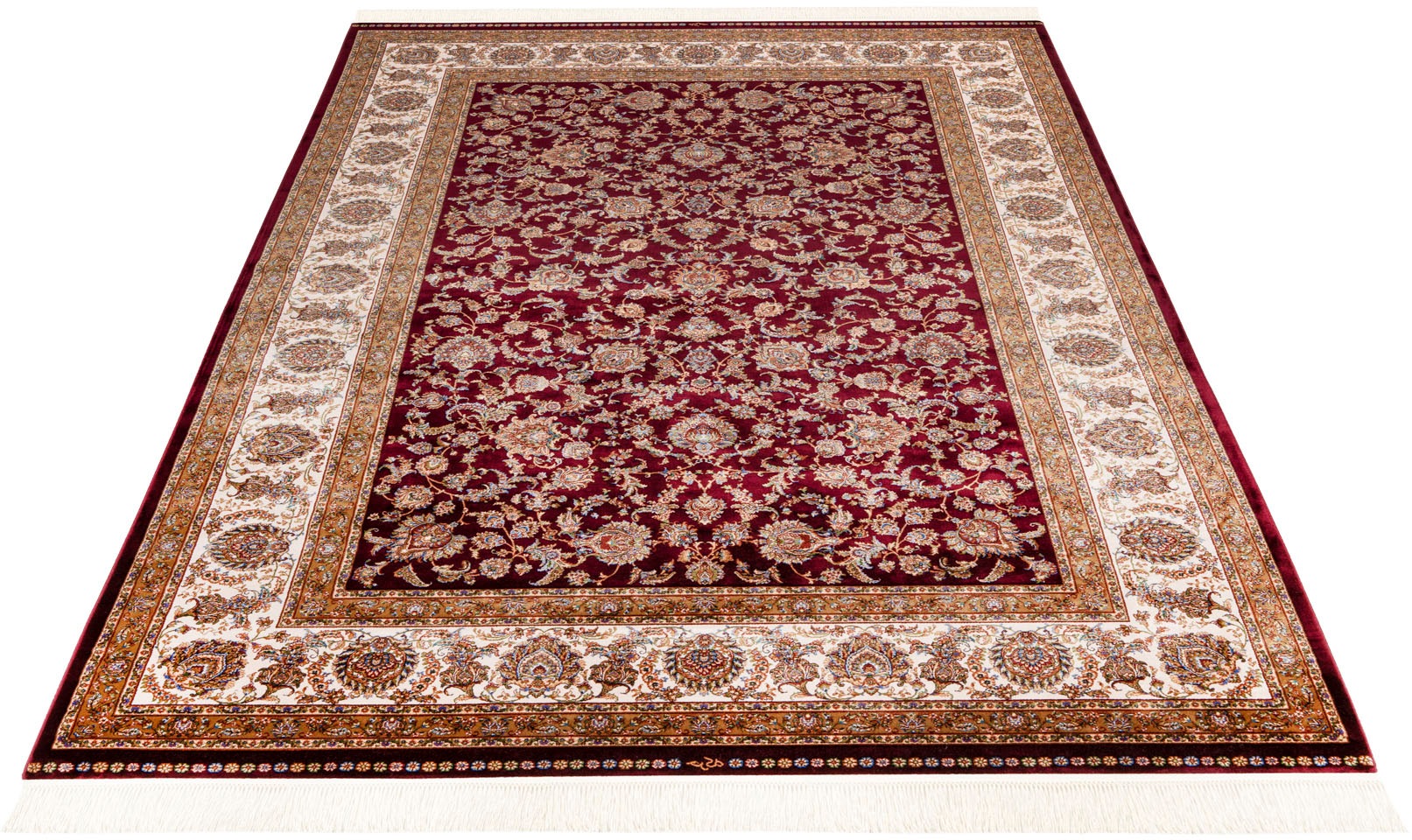 Image of Obsession Teppich »My Babylon of Obsession 300«, rechteckig, 8 mm Höhe, Kurzflor, Orient-Optik, mit Fransen, besonders hohe Knotendichte, ideal im Wohnzimmer & Schlafzimmer bei Ackermann Versand Schweiz