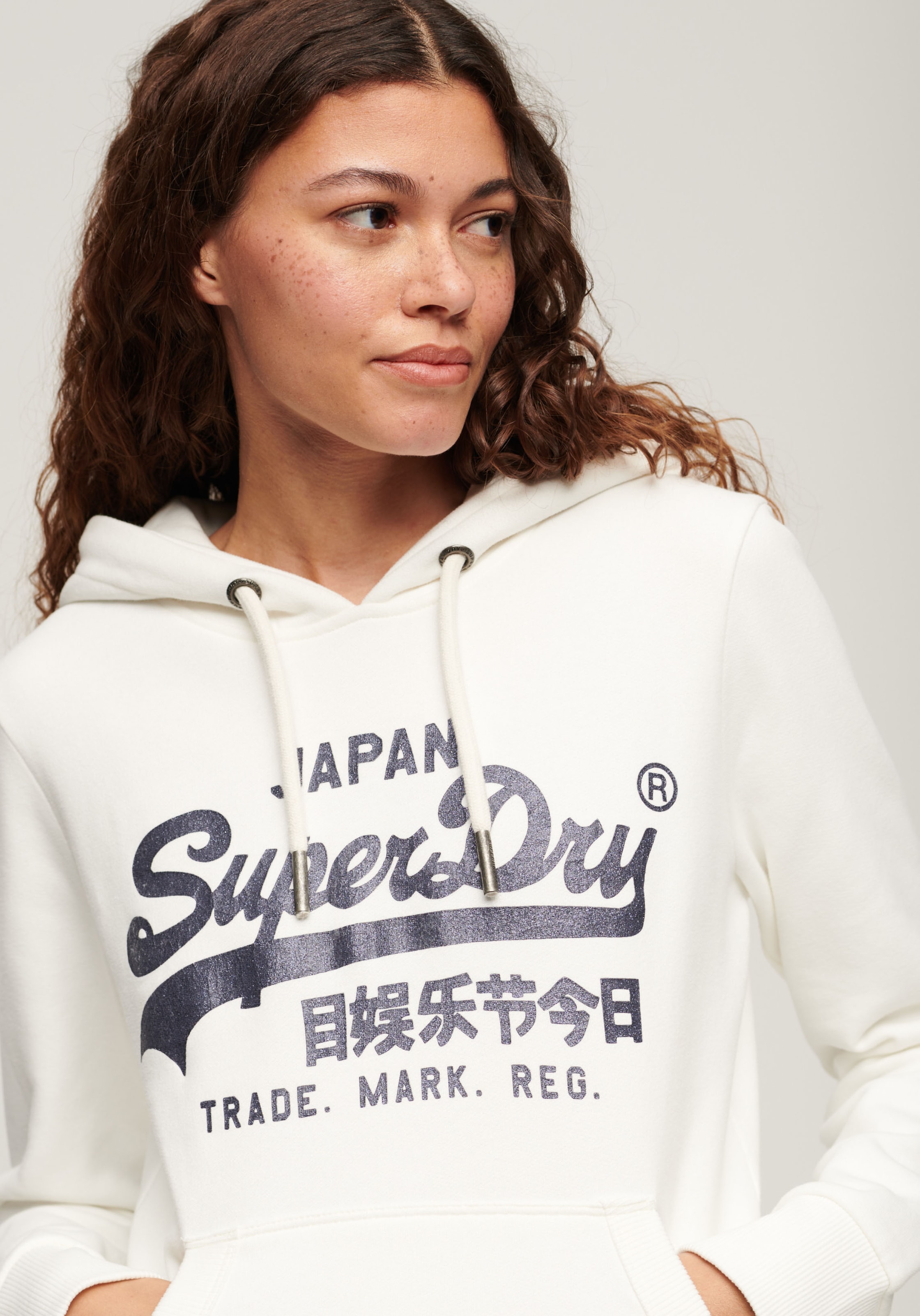 Superdry Kapuzensweatshirt »METALLIC VL GRAPHIC HOODIE«