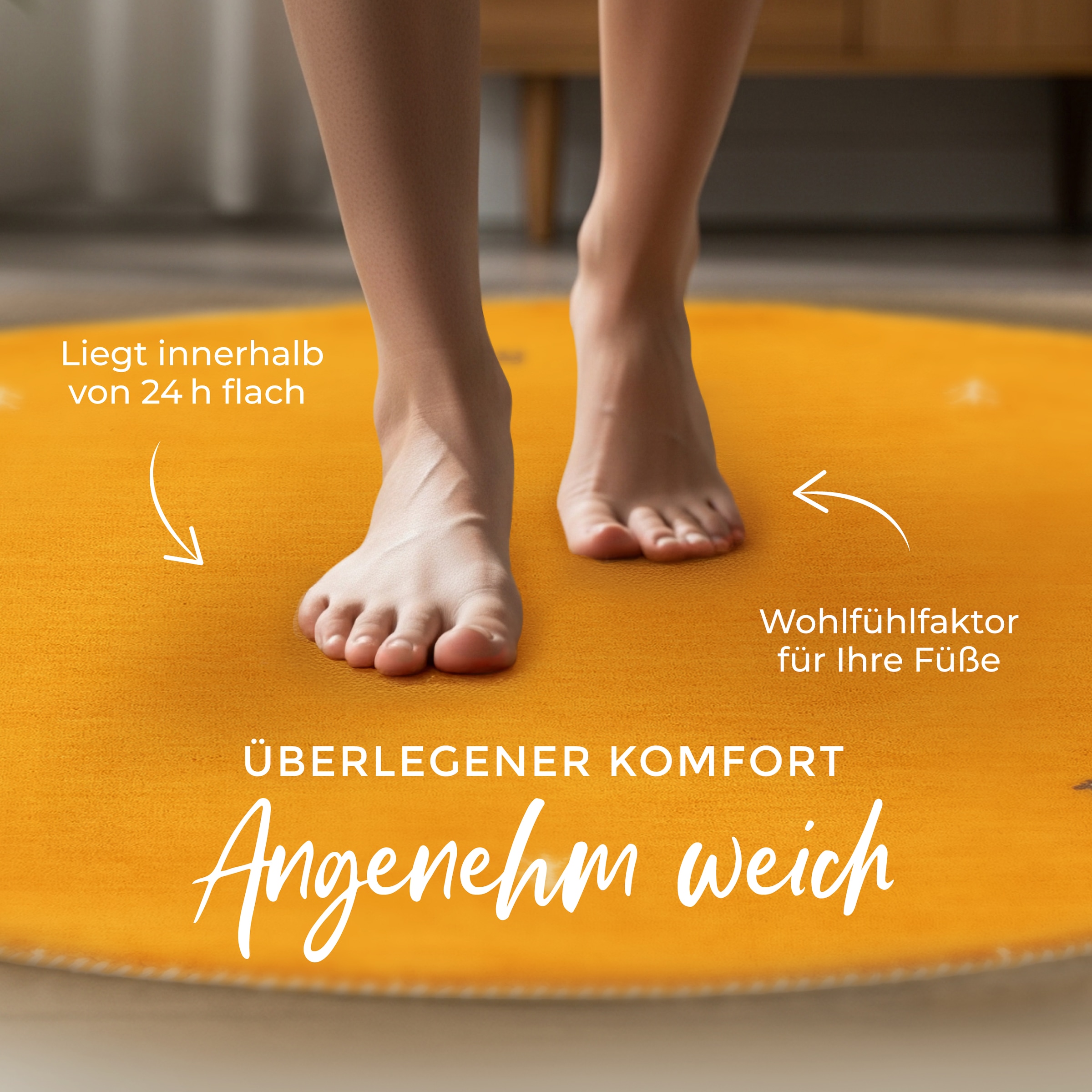 carpetfine Wollteppich »Gabbeh Uni« rund 15 mm Höhe reine Wolle handgewebt, Gabbeh Tiermotiv warmes Raumklima viele Grössen