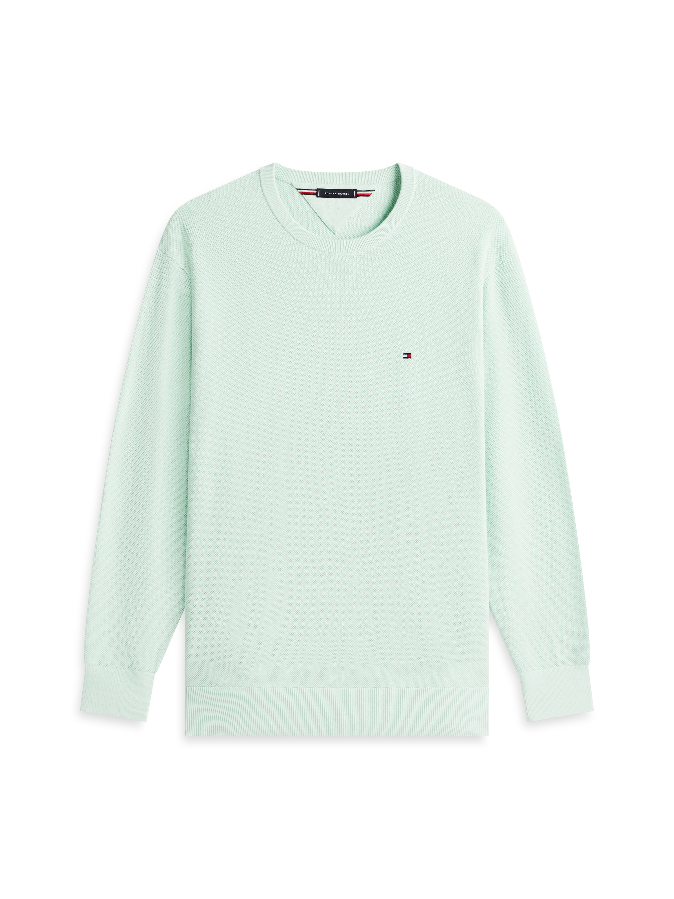 Tommy Hilfiger Big & Tall Pull à col rond »ESSENTIAL STRUCTURE CREW NECK« grandes tailles, coupe régulière