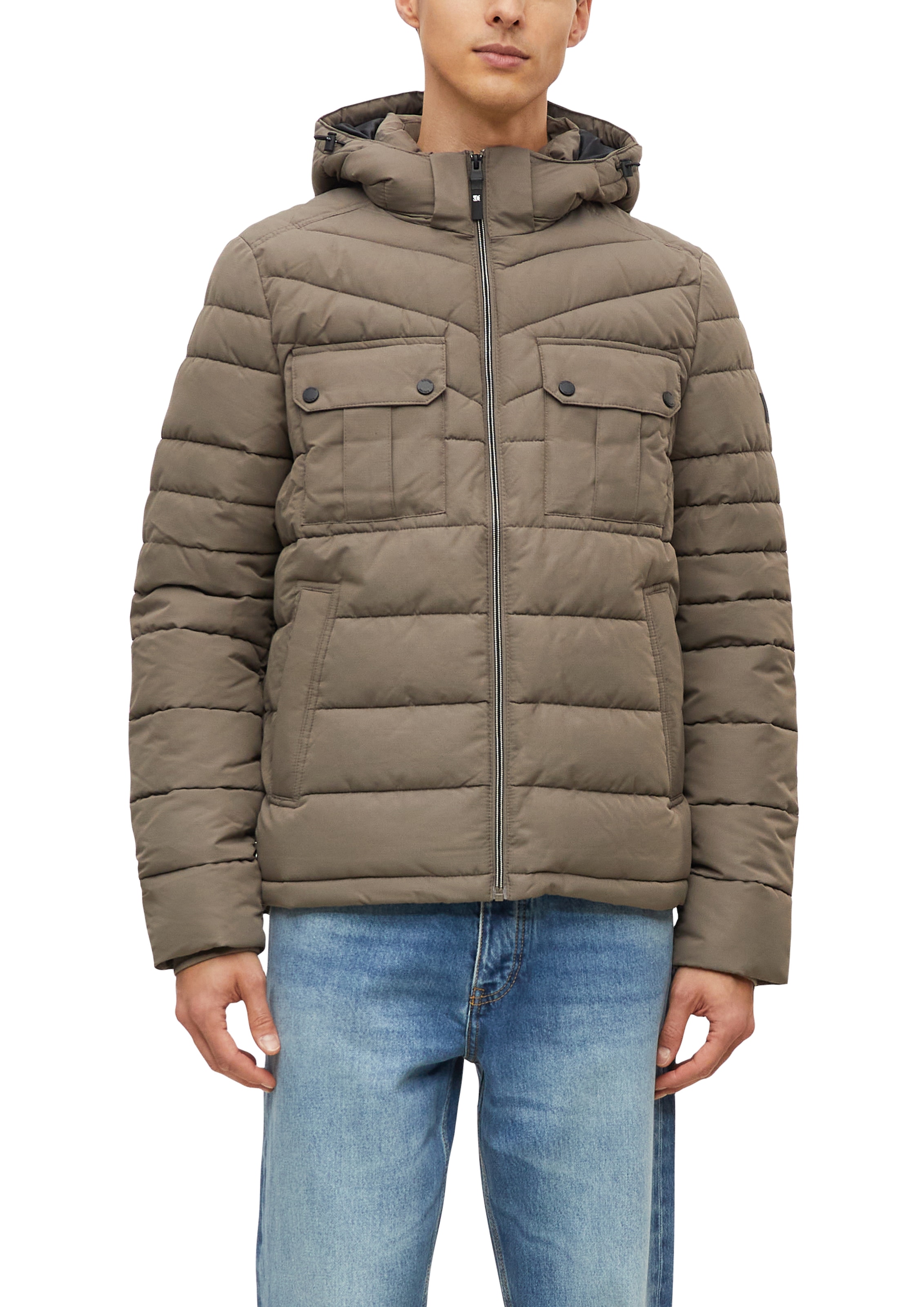 Image of s.Oliver Steppjacke mit Kapuze mit Kapuze und Reissverschluss