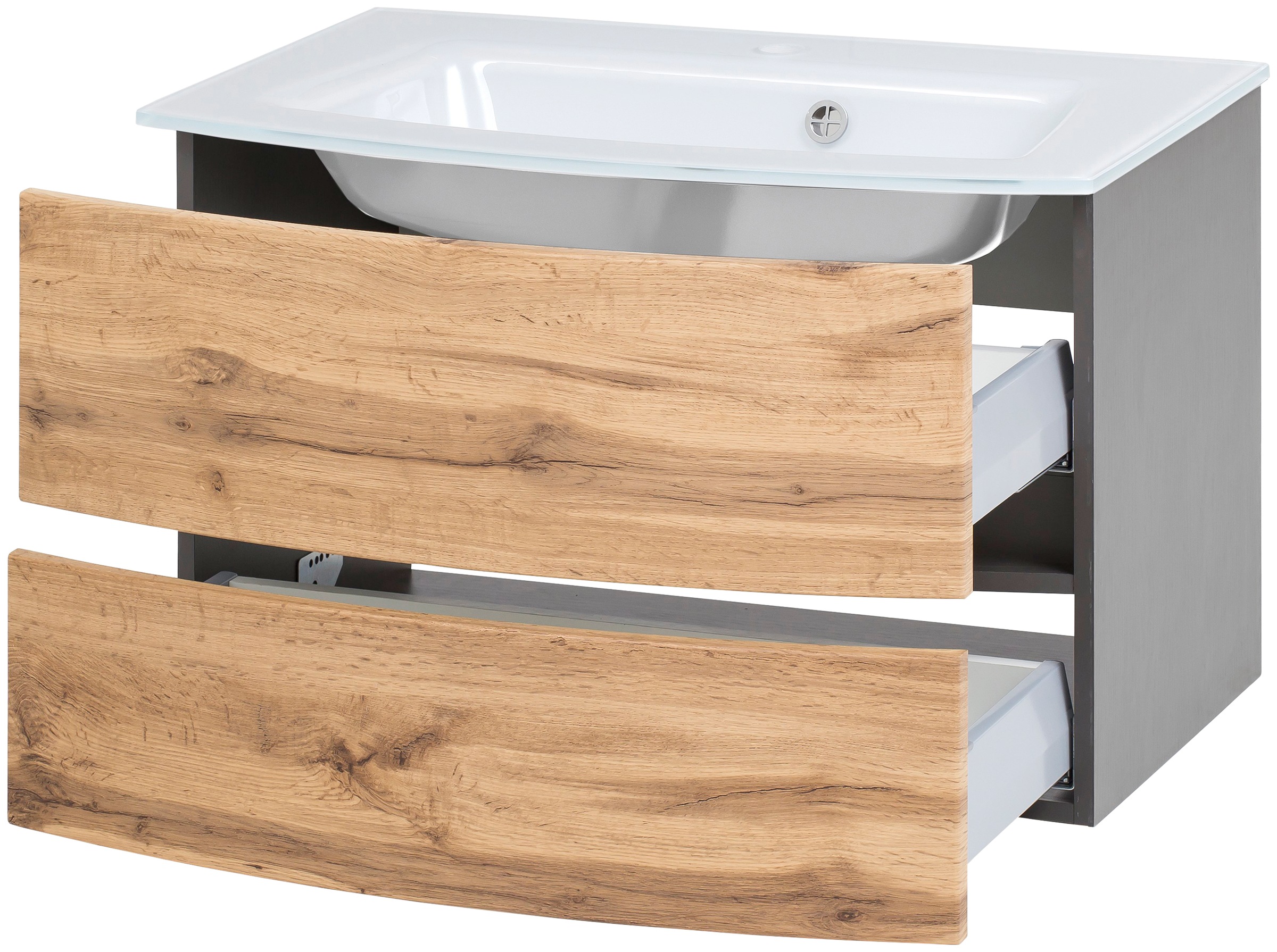 welltime Waschtisch »Kaunas«, Breite 80 cm, mit Soft-Close Funktion