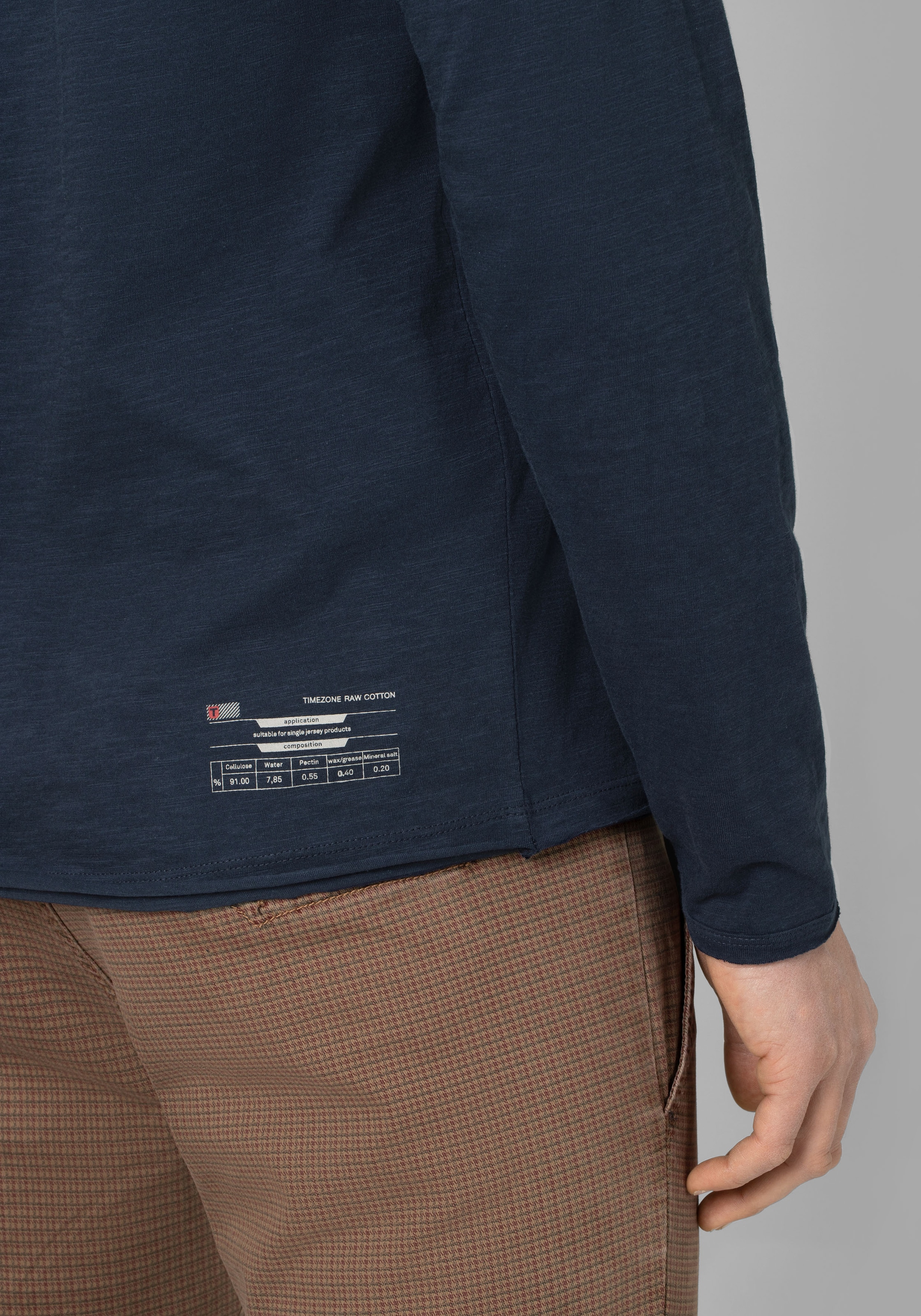 TIMEZONE Langarmshirt »Ribbed Basic Longsleeve«