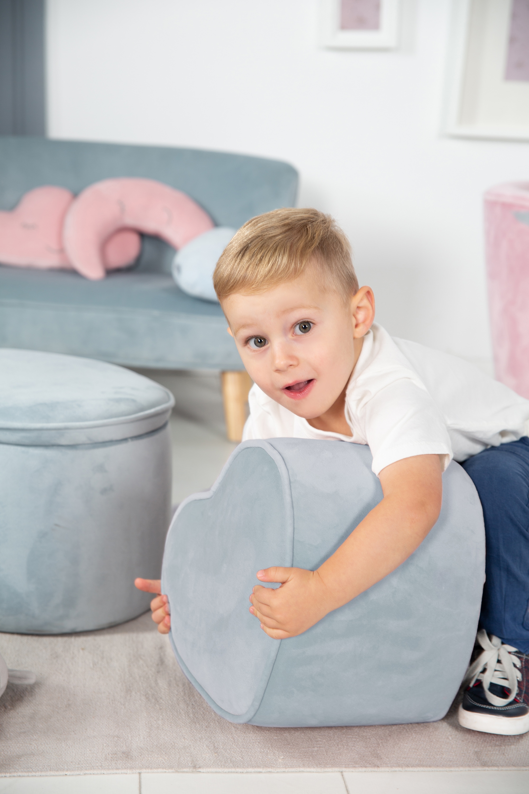 Kinderhocker jetzt in kaufen Herzform Sofa«, roba® »Lil