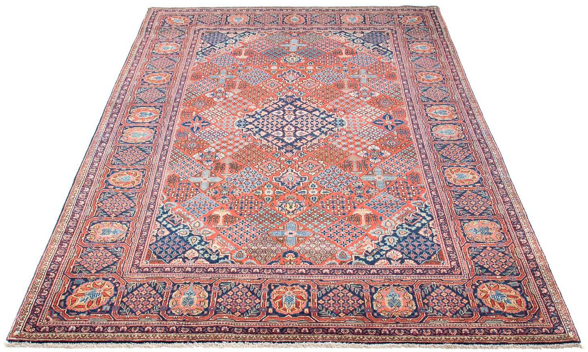 Image of morgenland Orientteppich »Perser - Keshan - 207 x 130 cm - braun«, rechteckig, 10 mm Höhe, Wohnzimmer, Handgeknüpft, Einzelstück mit Zertifikat bei Ackermann Versand Schweiz