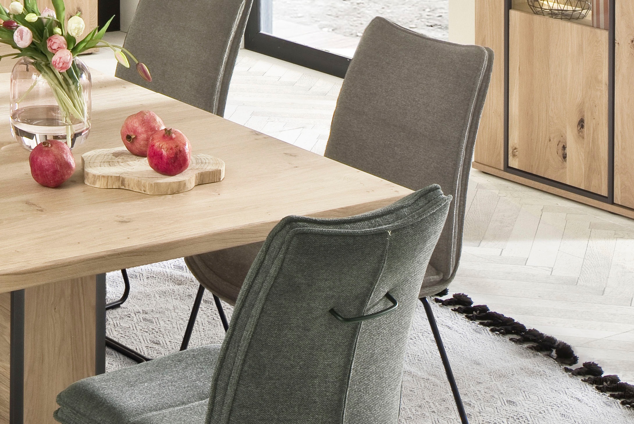 MCA furniture Chaise »Hampton« (Set) 2 cuis2er Set, mit Griff, Belastbarkeit 120 Kg, Sitzhöhe ca. 49 cm